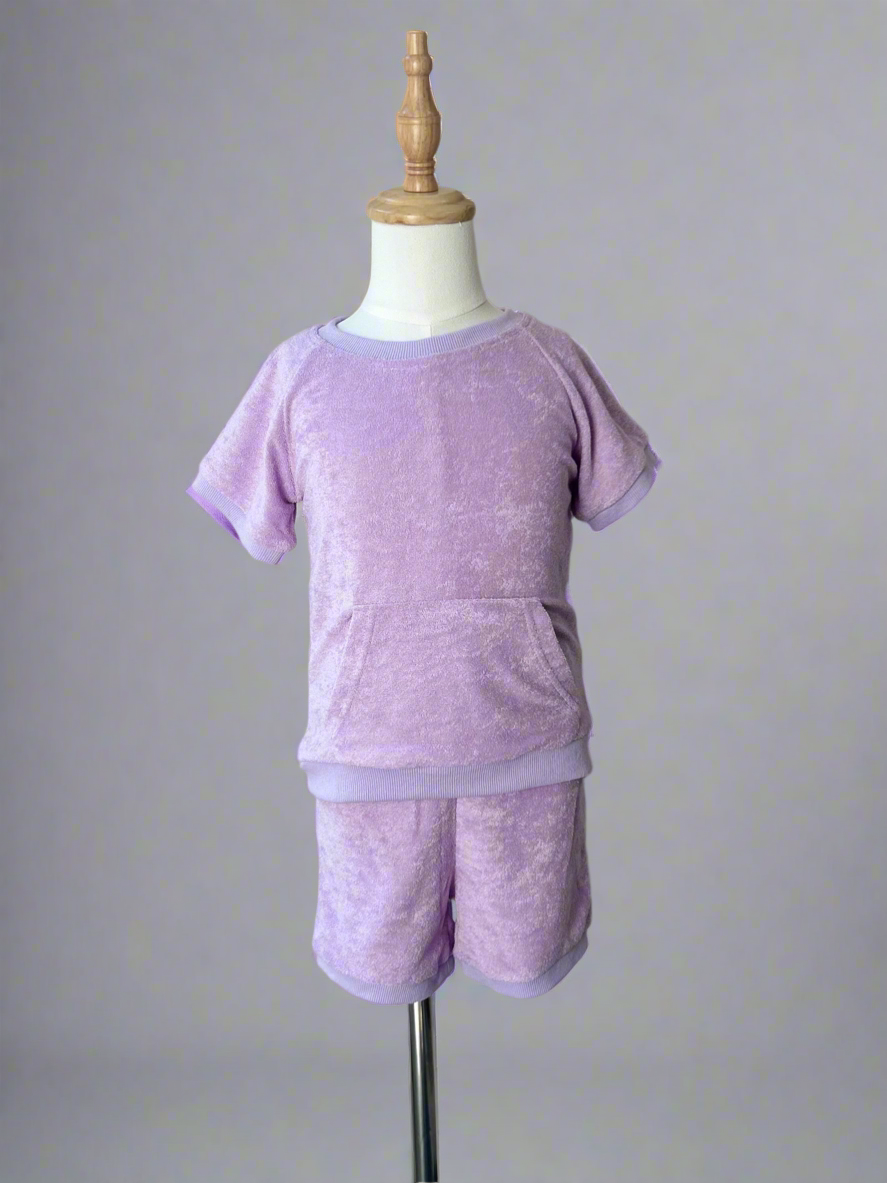 Terry Cloth Short Set