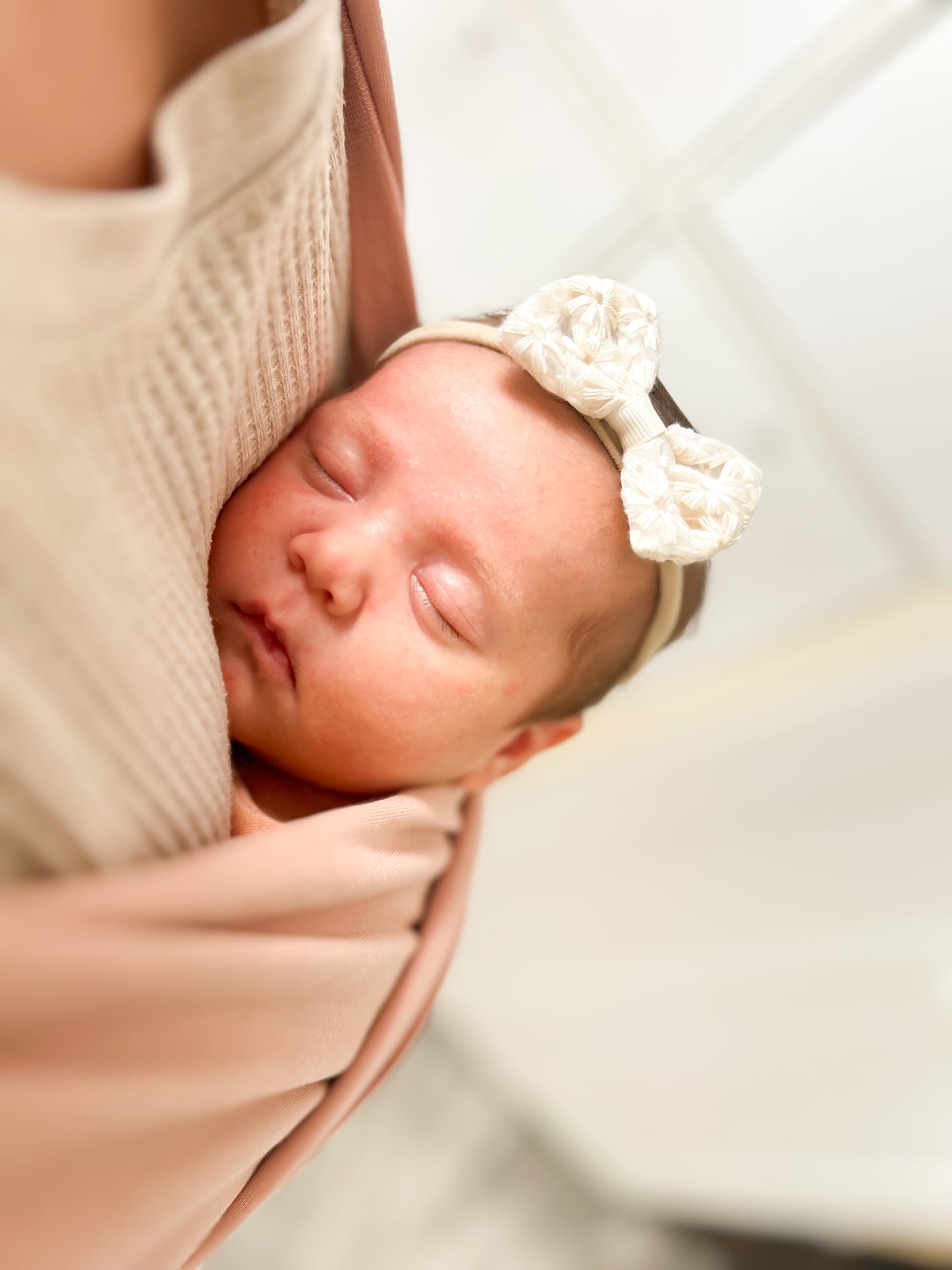 Embroiderd Bow Headband