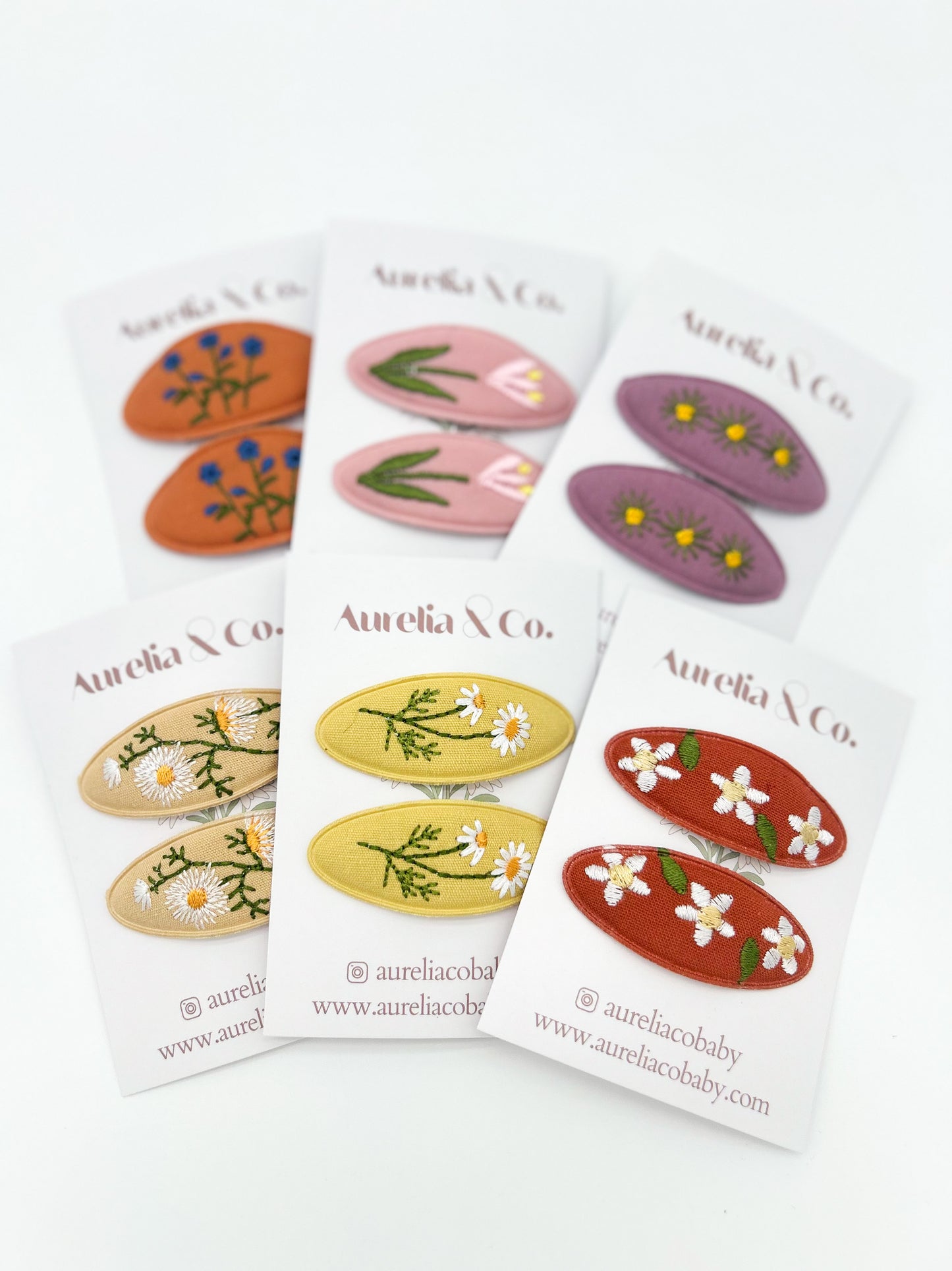 Spring Florals Barrettes