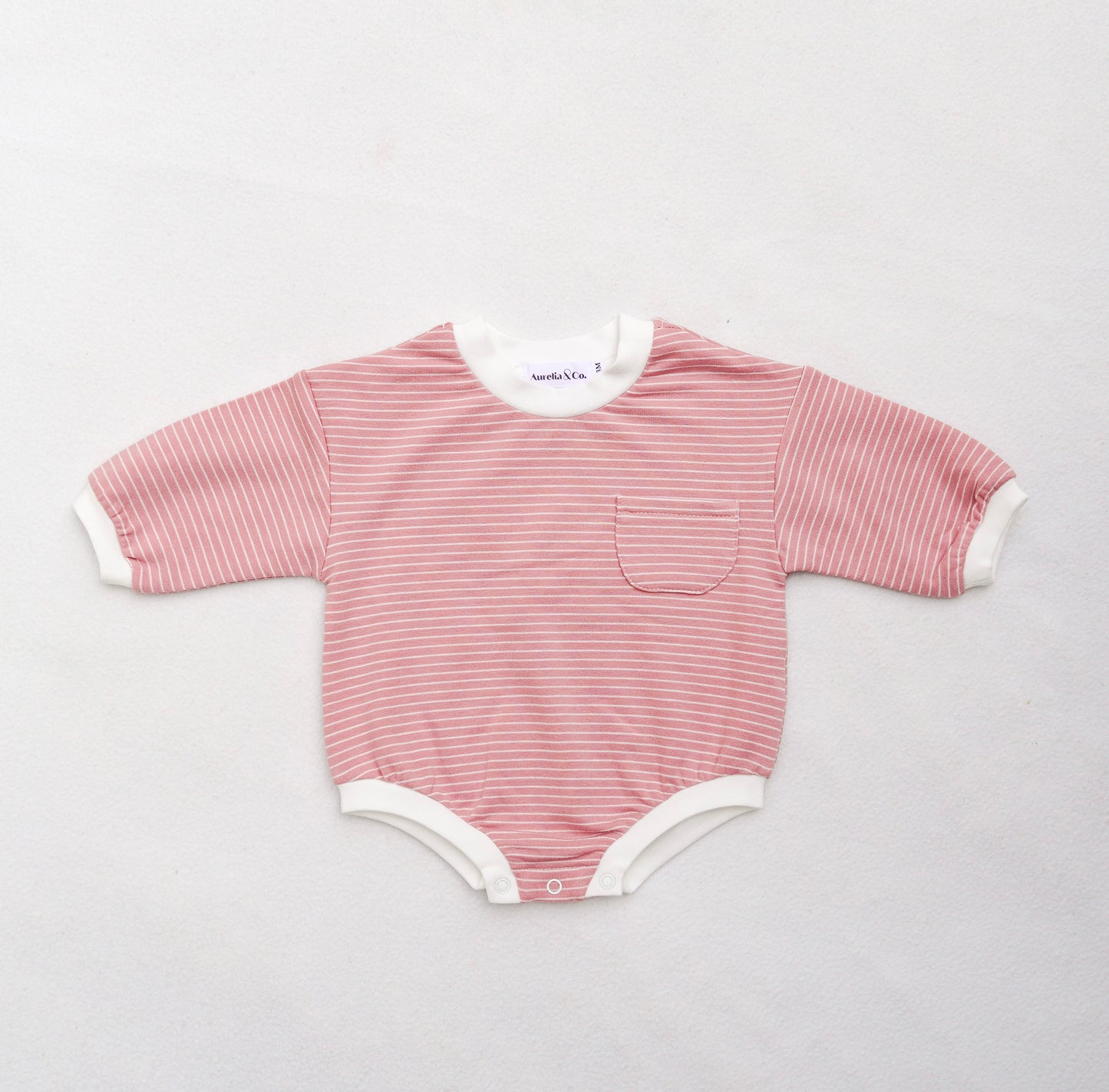 Everyday Stripe Romper - Organic Cotton