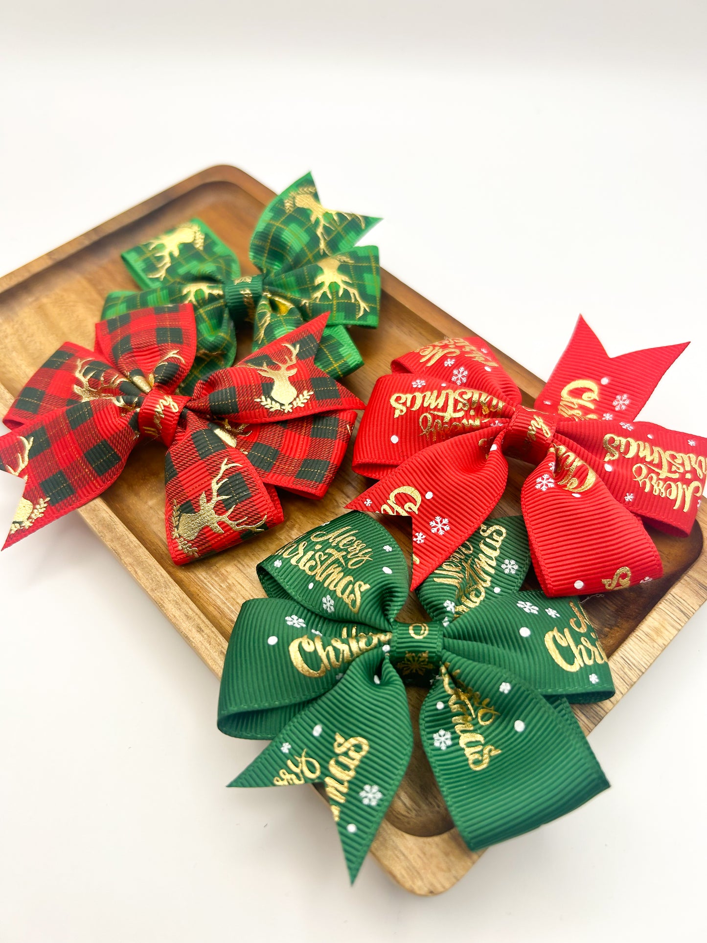 Split Tail Christmas Bows