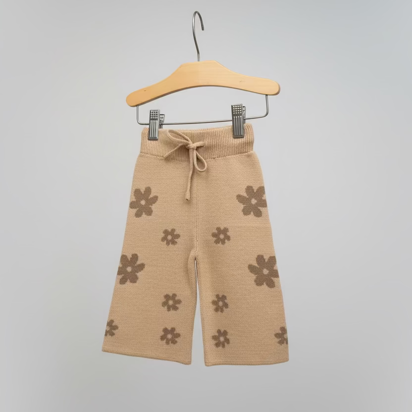 Daisy Knit Straight Leg Pants