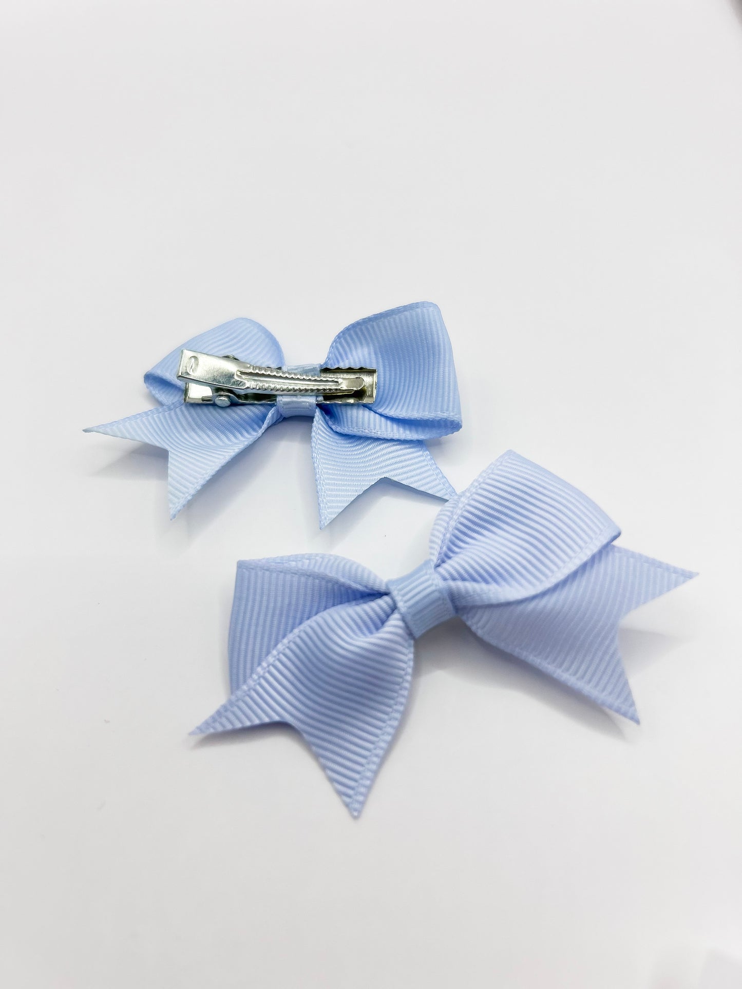 Pastel Grosgrain Bow Clips