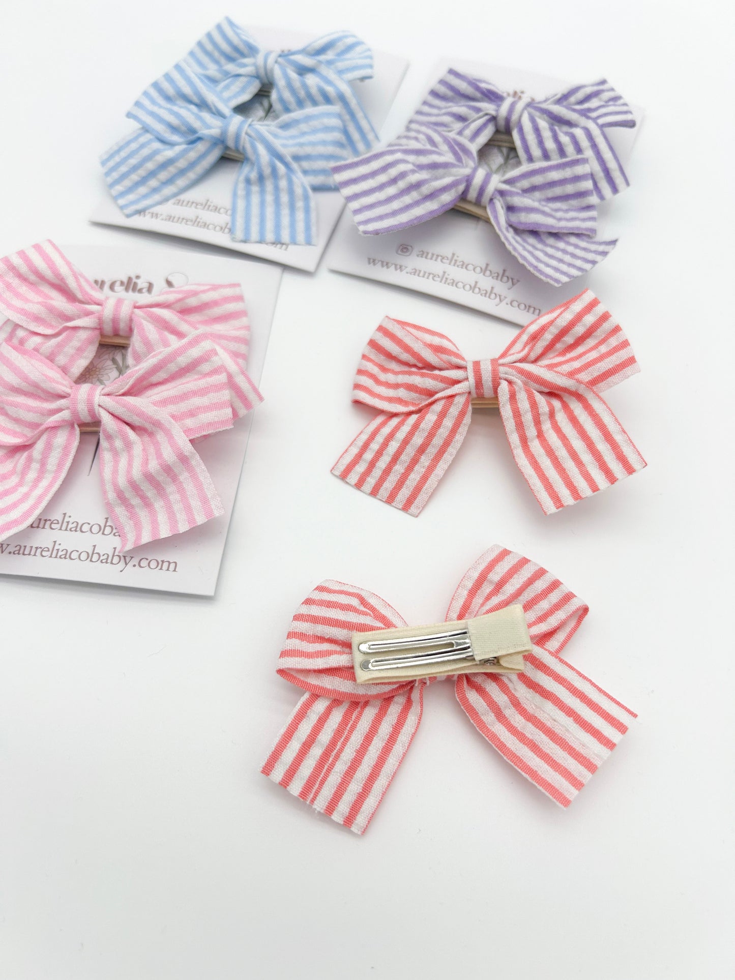 Nautical Stripe Bows