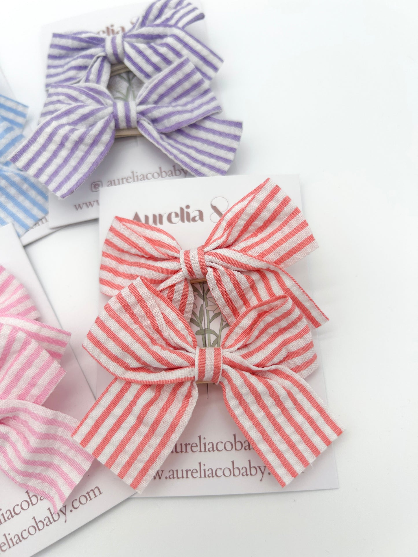 Nautical Stripe Bows