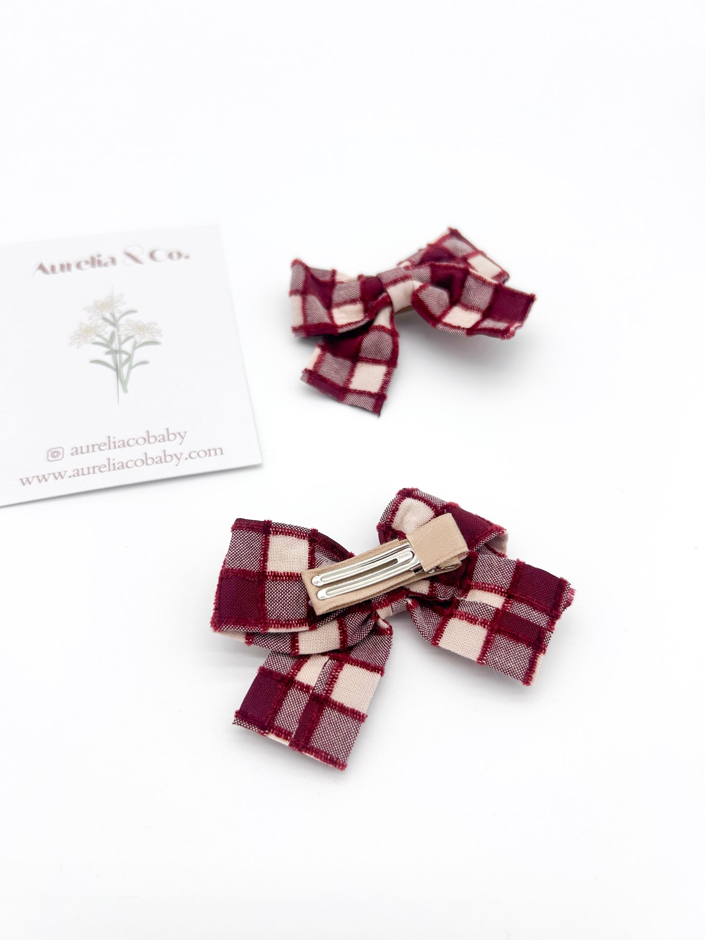 Patchwork Plaid Bows