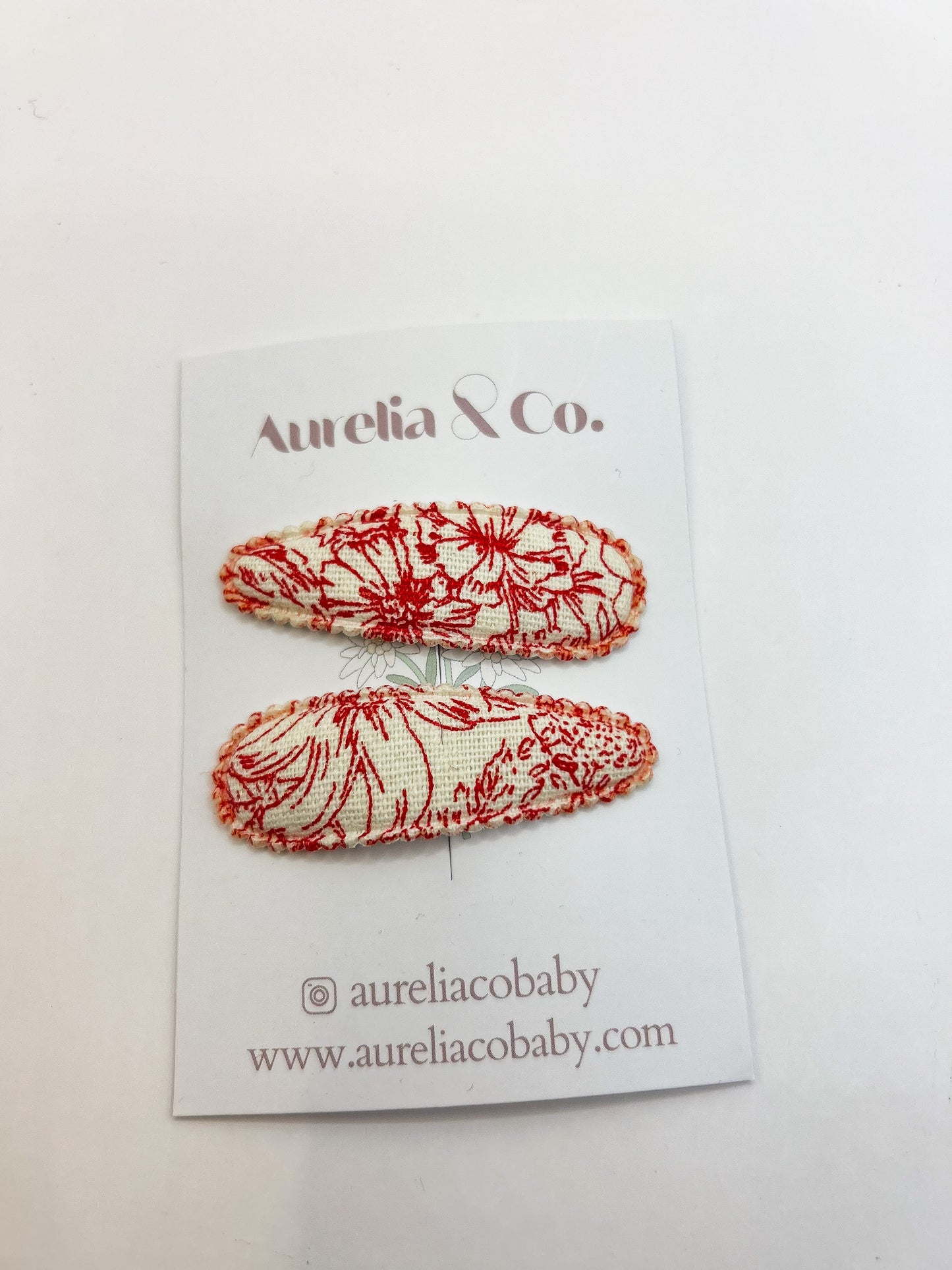 Tropic Floral Hair Barrettes