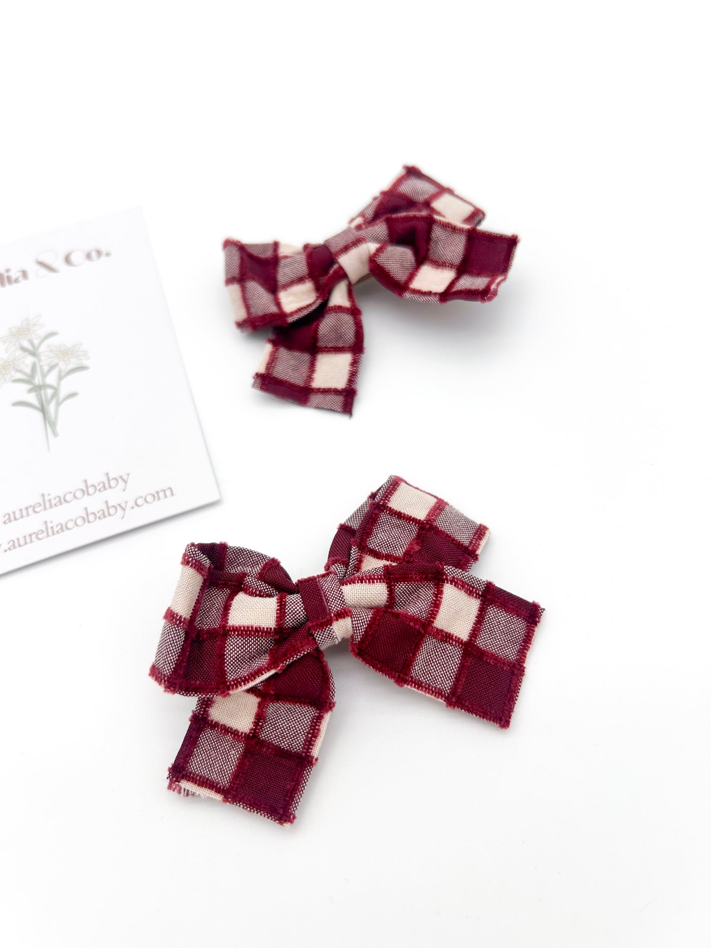 Patchwork Plaid Bows