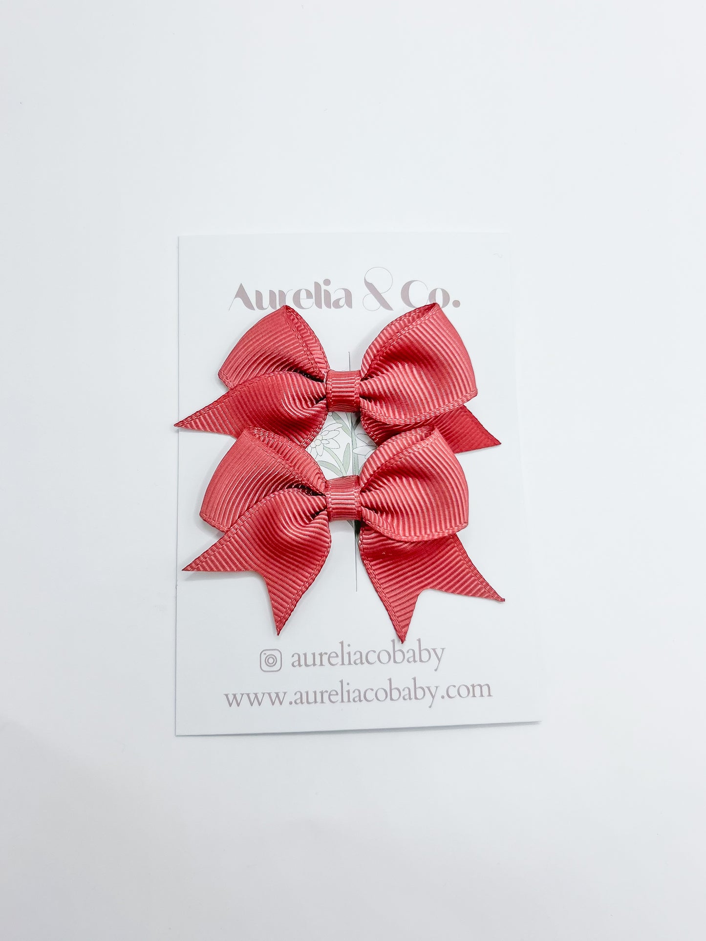 Pigtail Grosgrain Bows