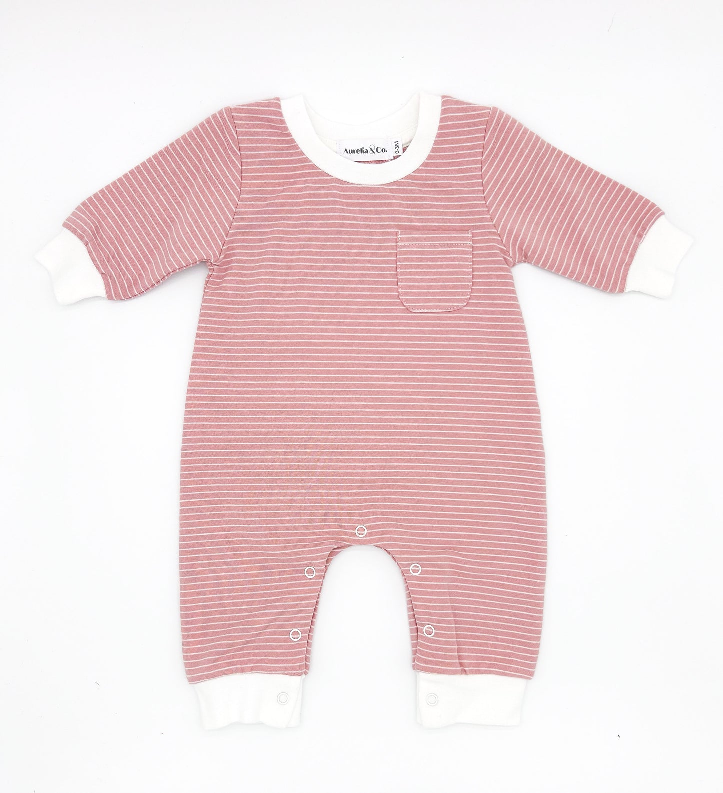 Everyday Stripe Jumpsuit - Organic Cotton