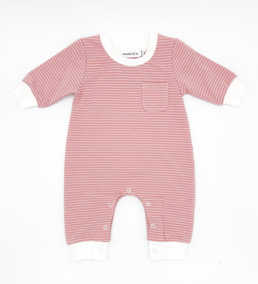 Everyday Stripe Jumpsuit - Organic Cotton