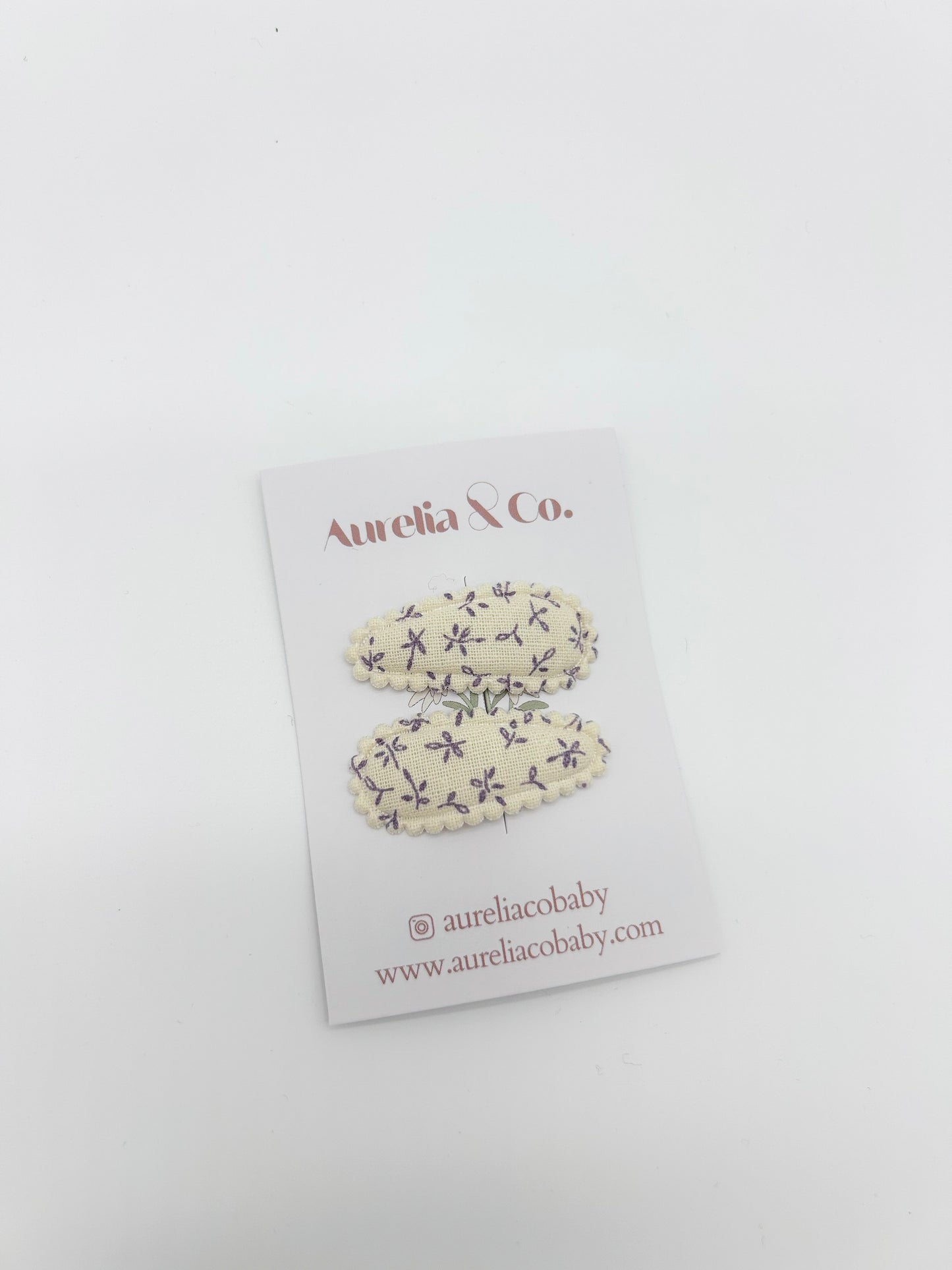 Mini Floral Barrettes