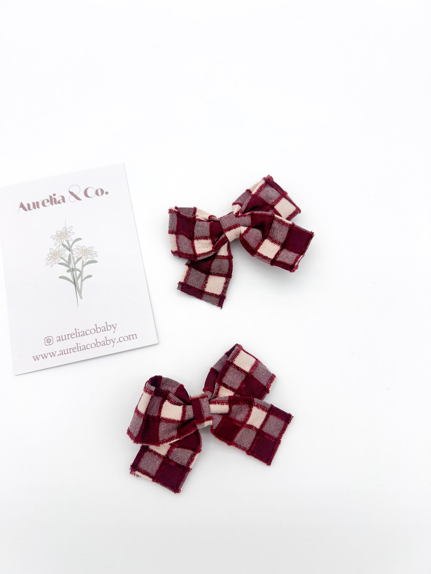 Patchwork Plaid Bows