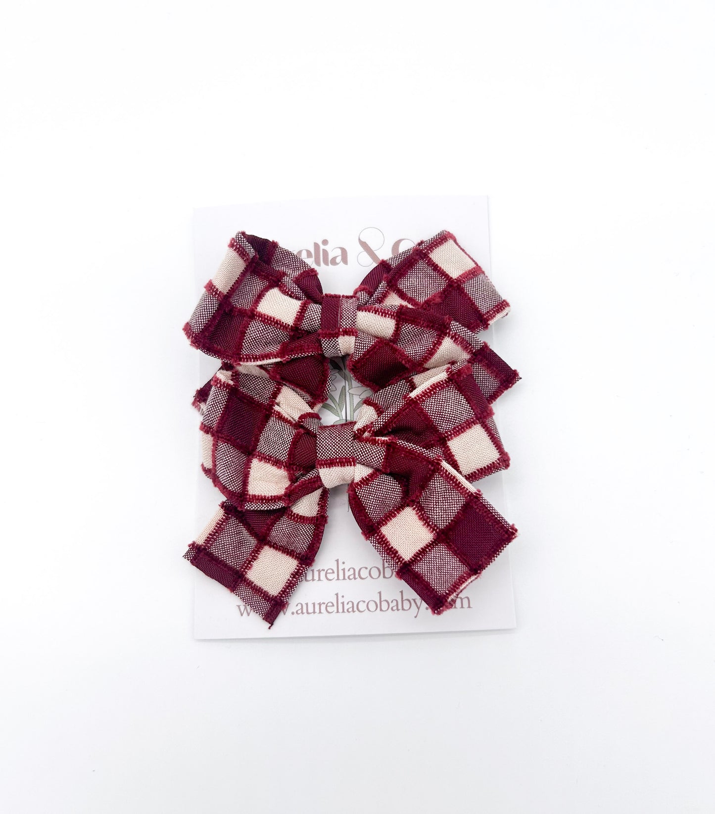 Patchwork Plaid Bows