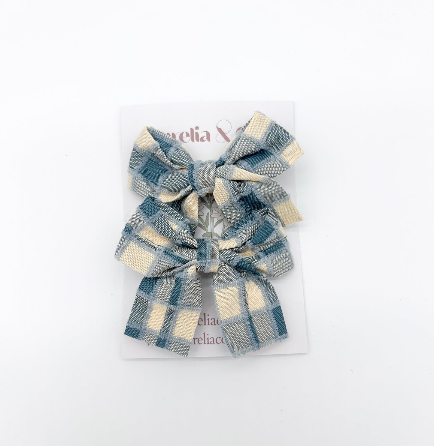 Patchwork Plaid Bows
