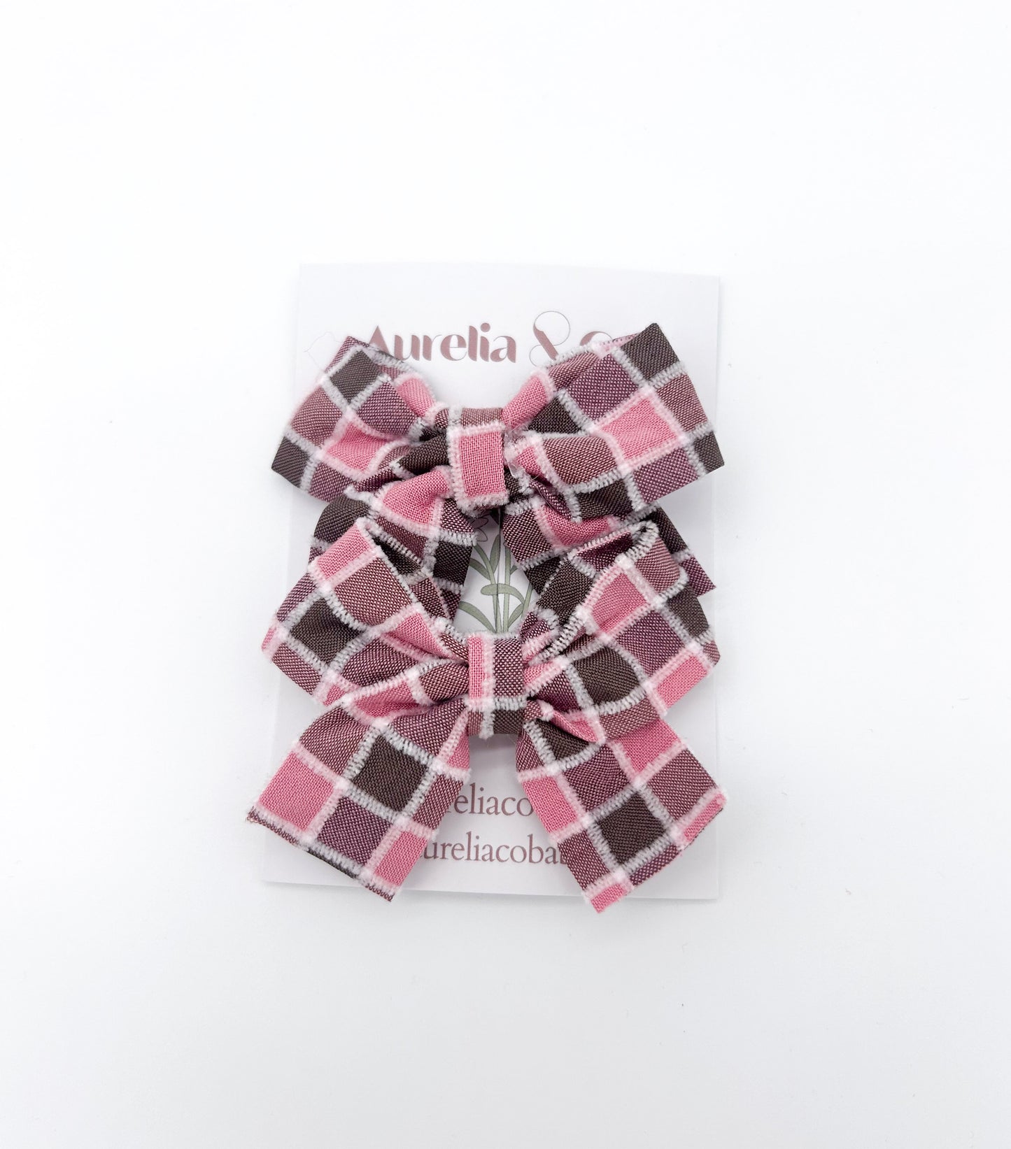 Patchwork Plaid Bows