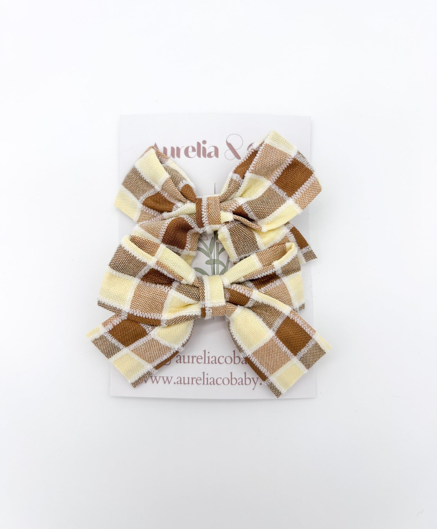 Patchwork Plaid Bows