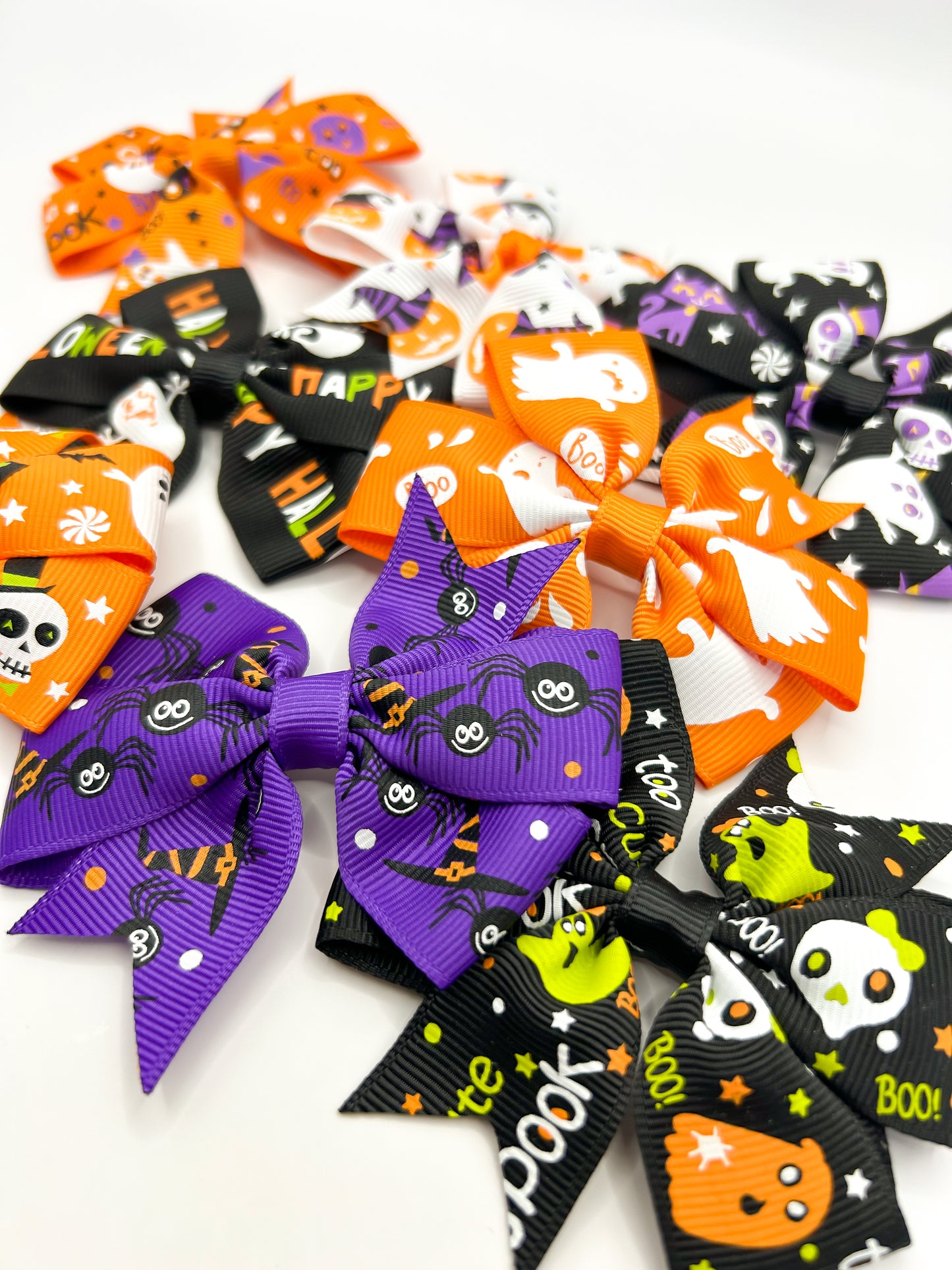 Split Tail Halloween Bows