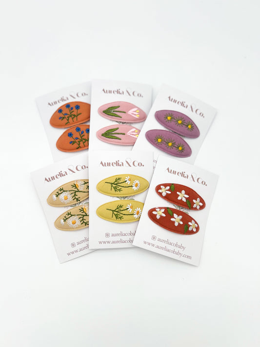 Spring Florals Barrettes