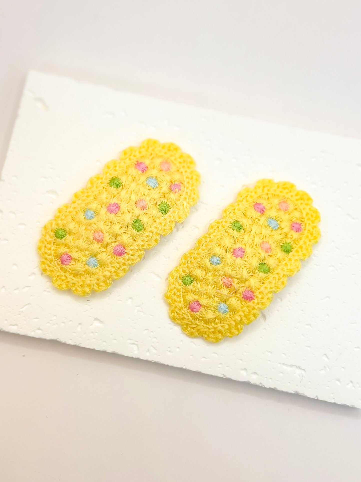 Handcrafted Crochet Hair Barrettes