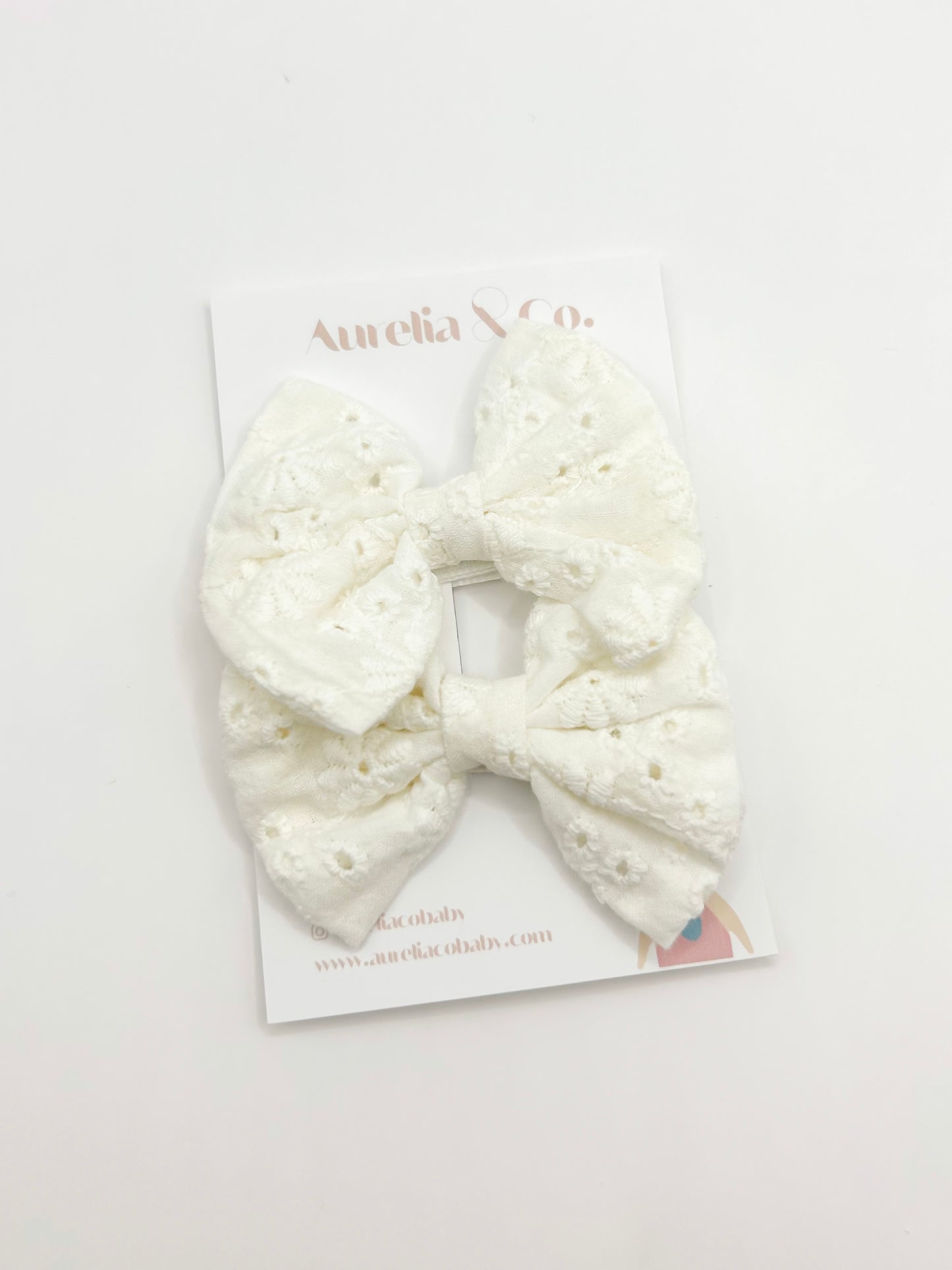 Cotton Pigtail Bows