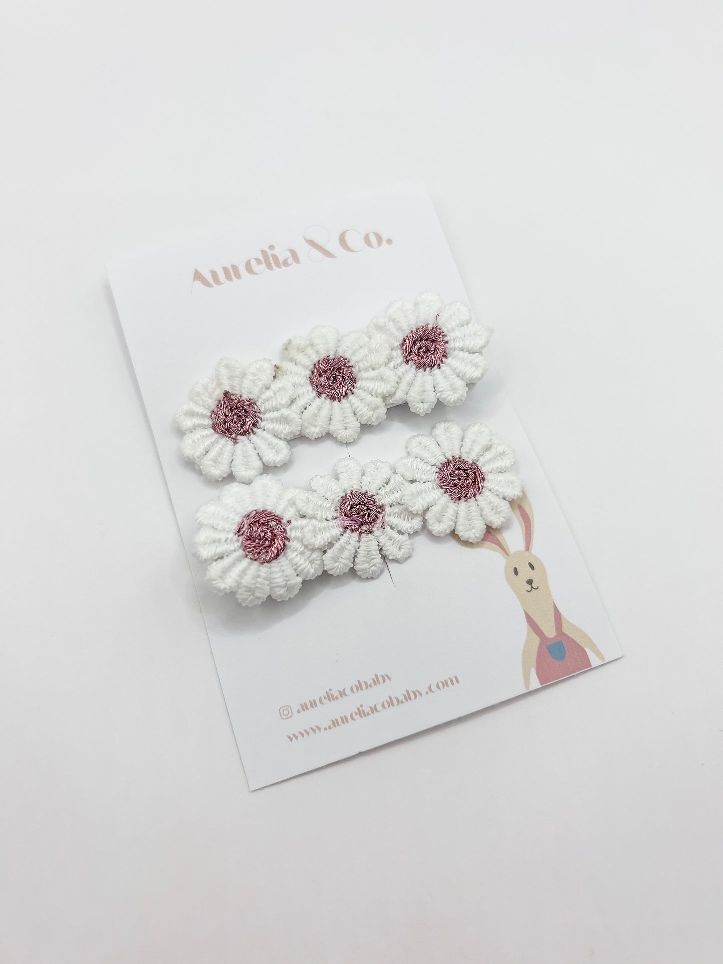 Vintage-Inspired Fabric Hair Barrettes