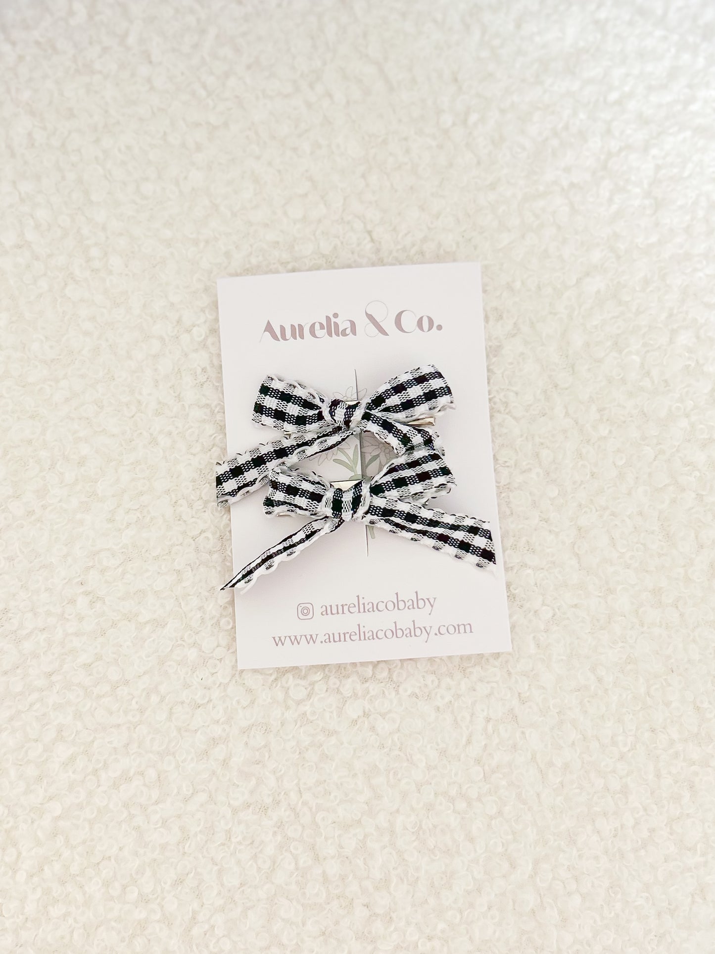 Plaid Mini Bows