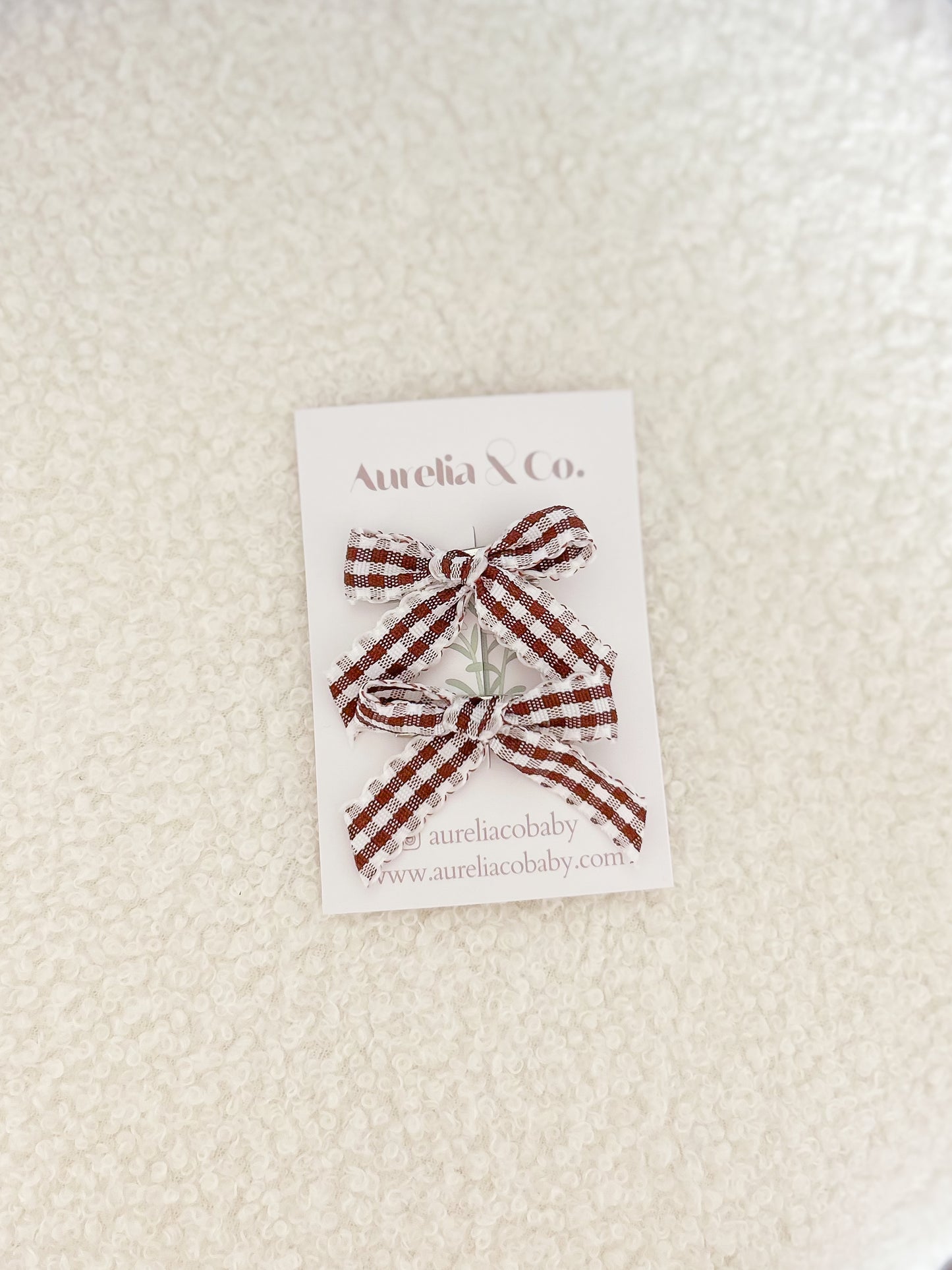 Plaid Mini Bows