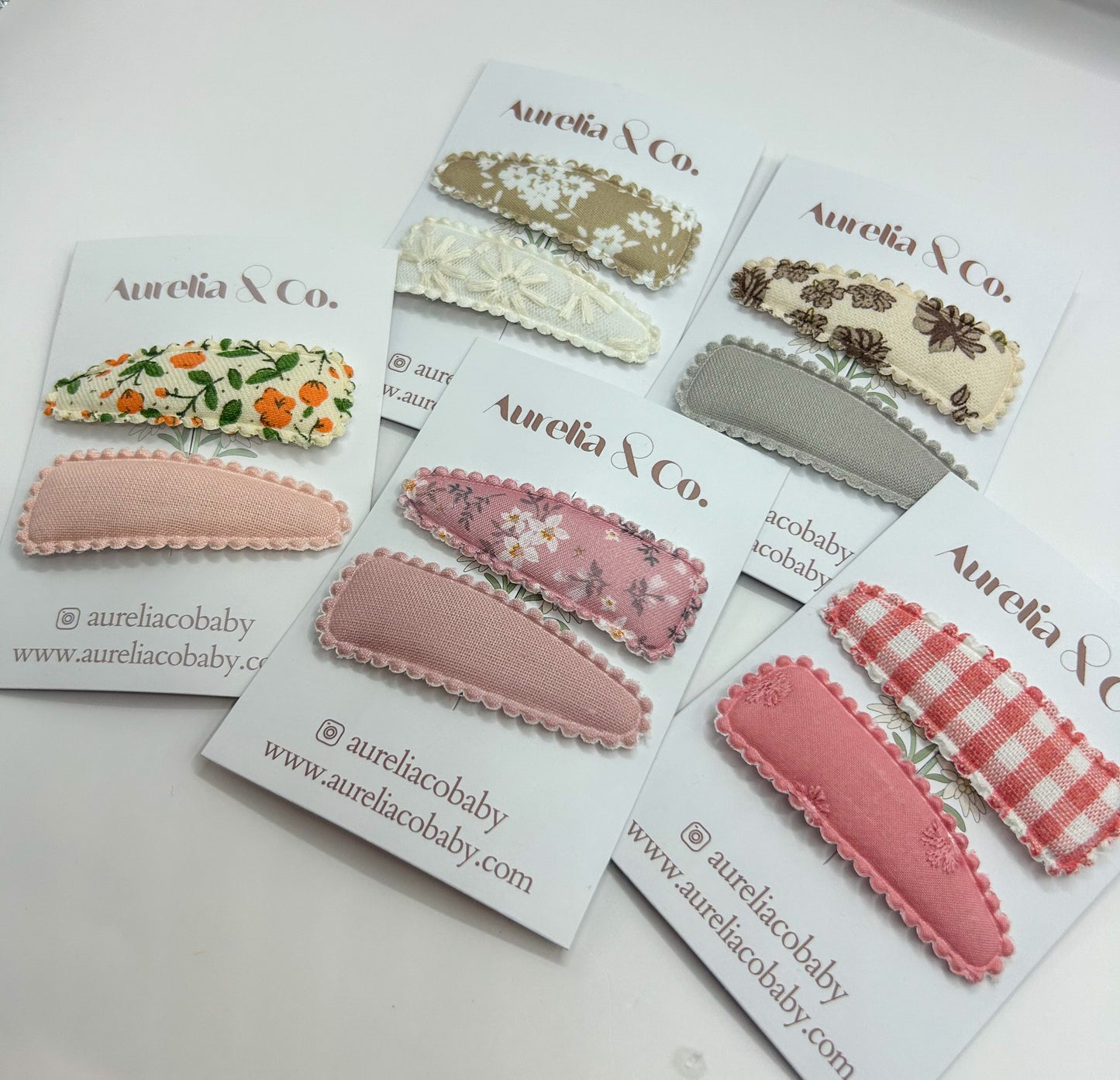 Squared Barrettes Mixed Set