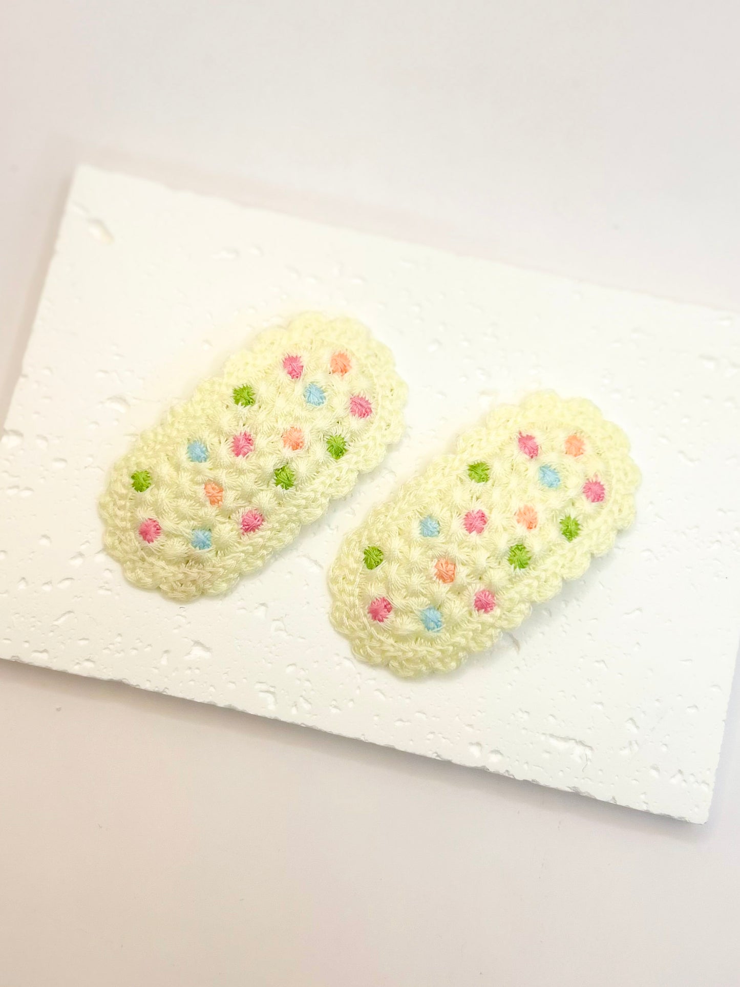 Handcrafted Crochet Hair Barrettes
