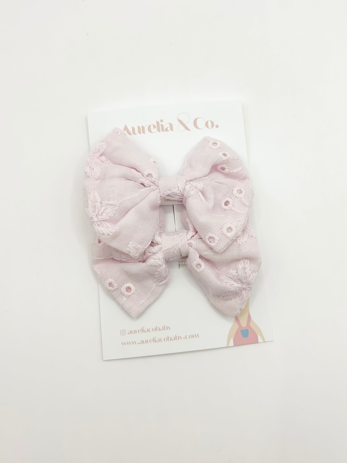 Cotton Pigtail Bows