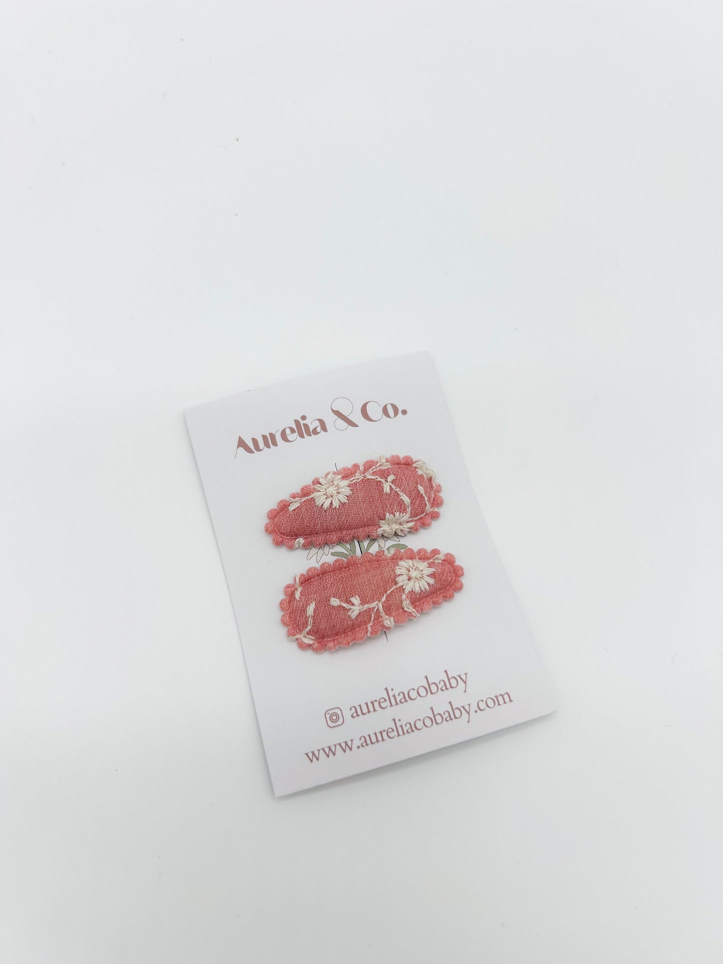 Mini Floral Barrettes