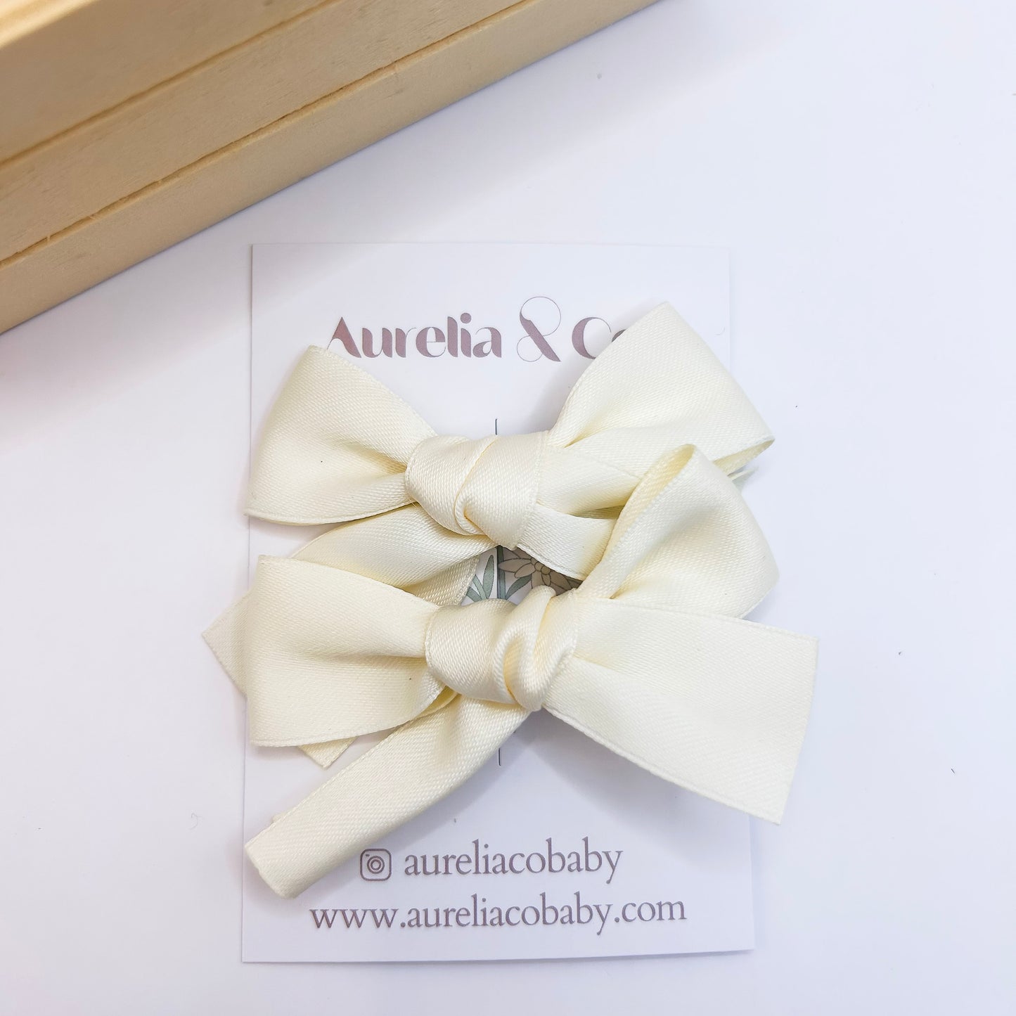 Satin Bows Clips