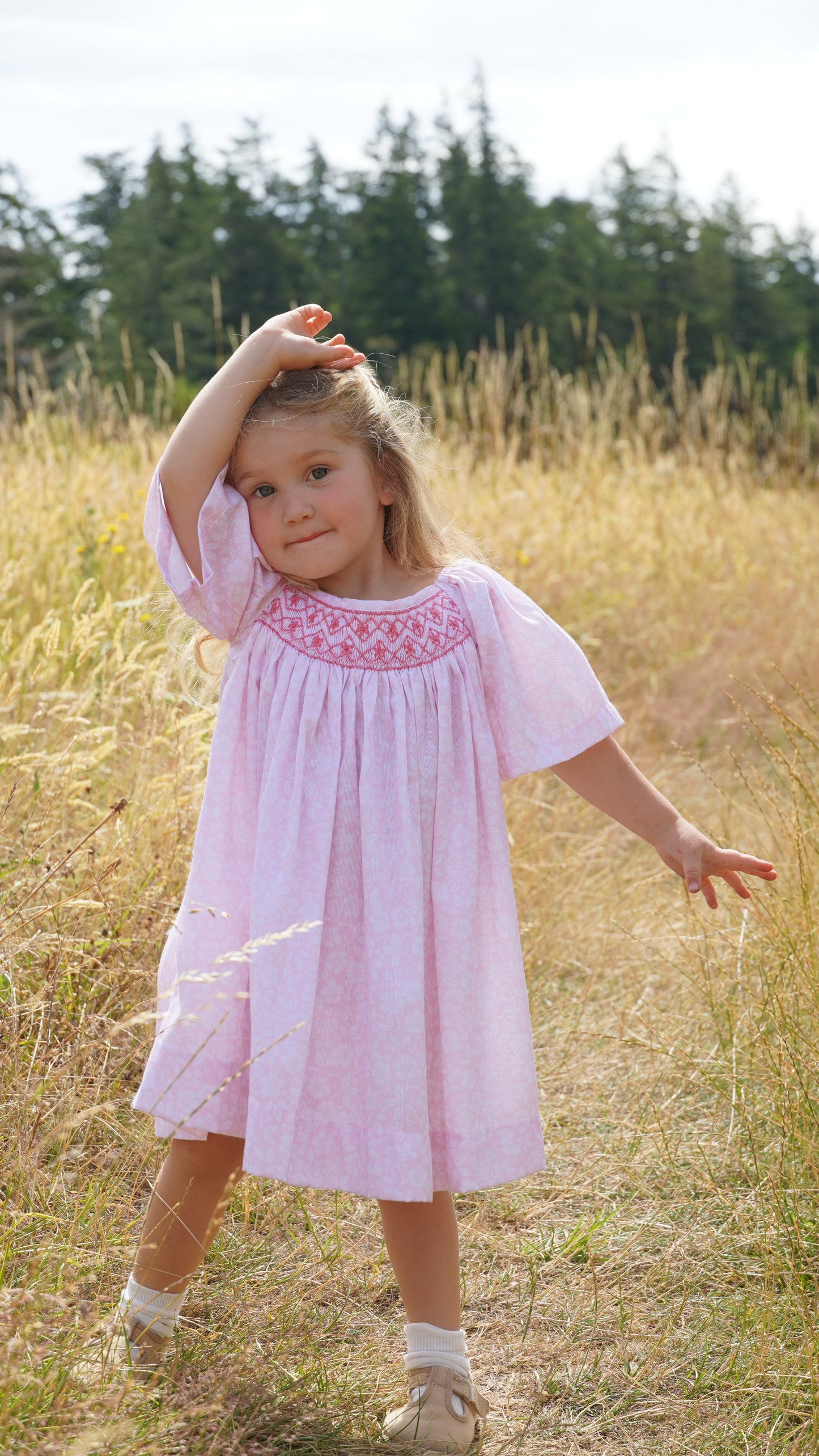 Isla Smocked Babydoll Dress
