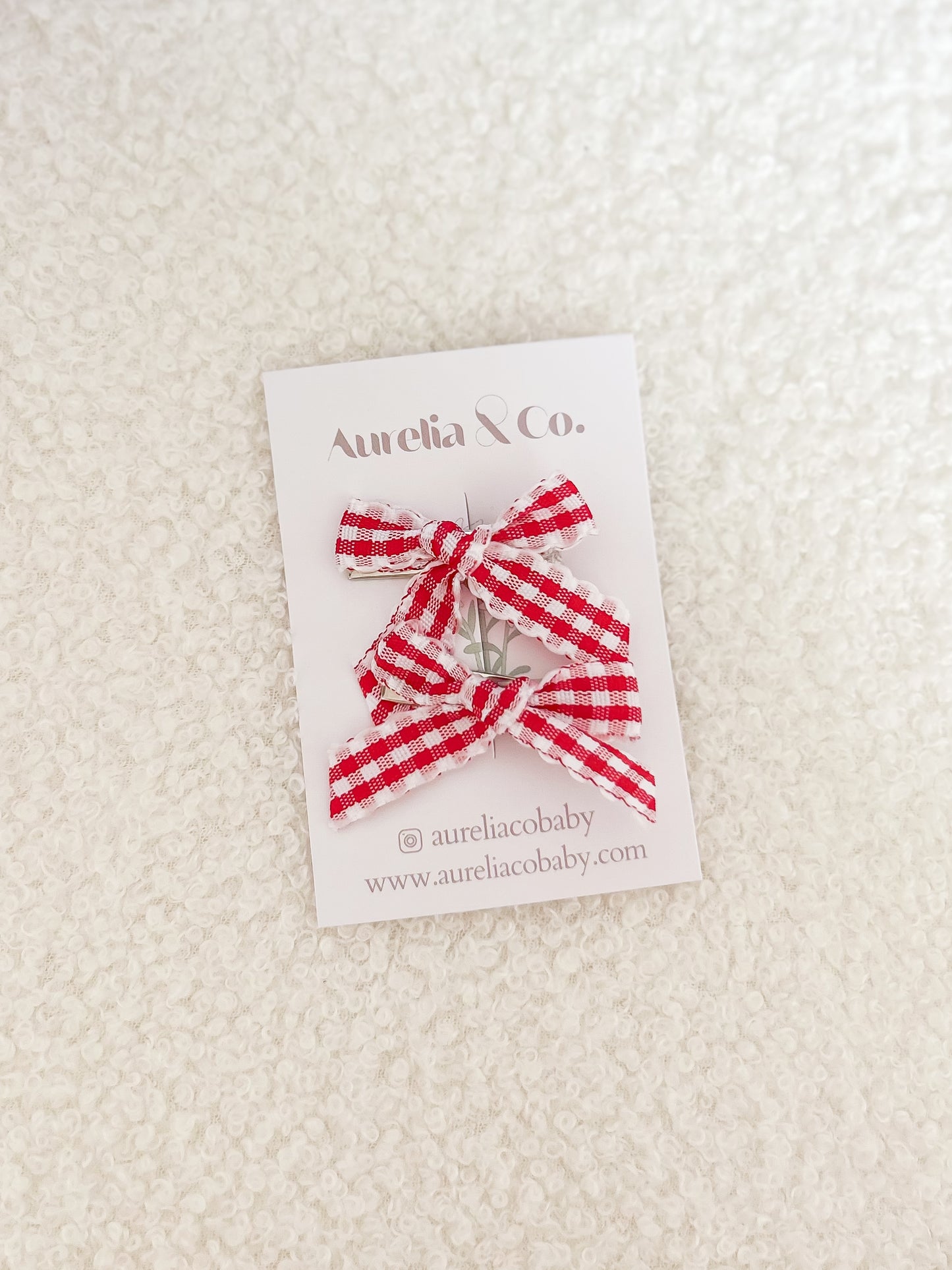 Plaid Mini Bows