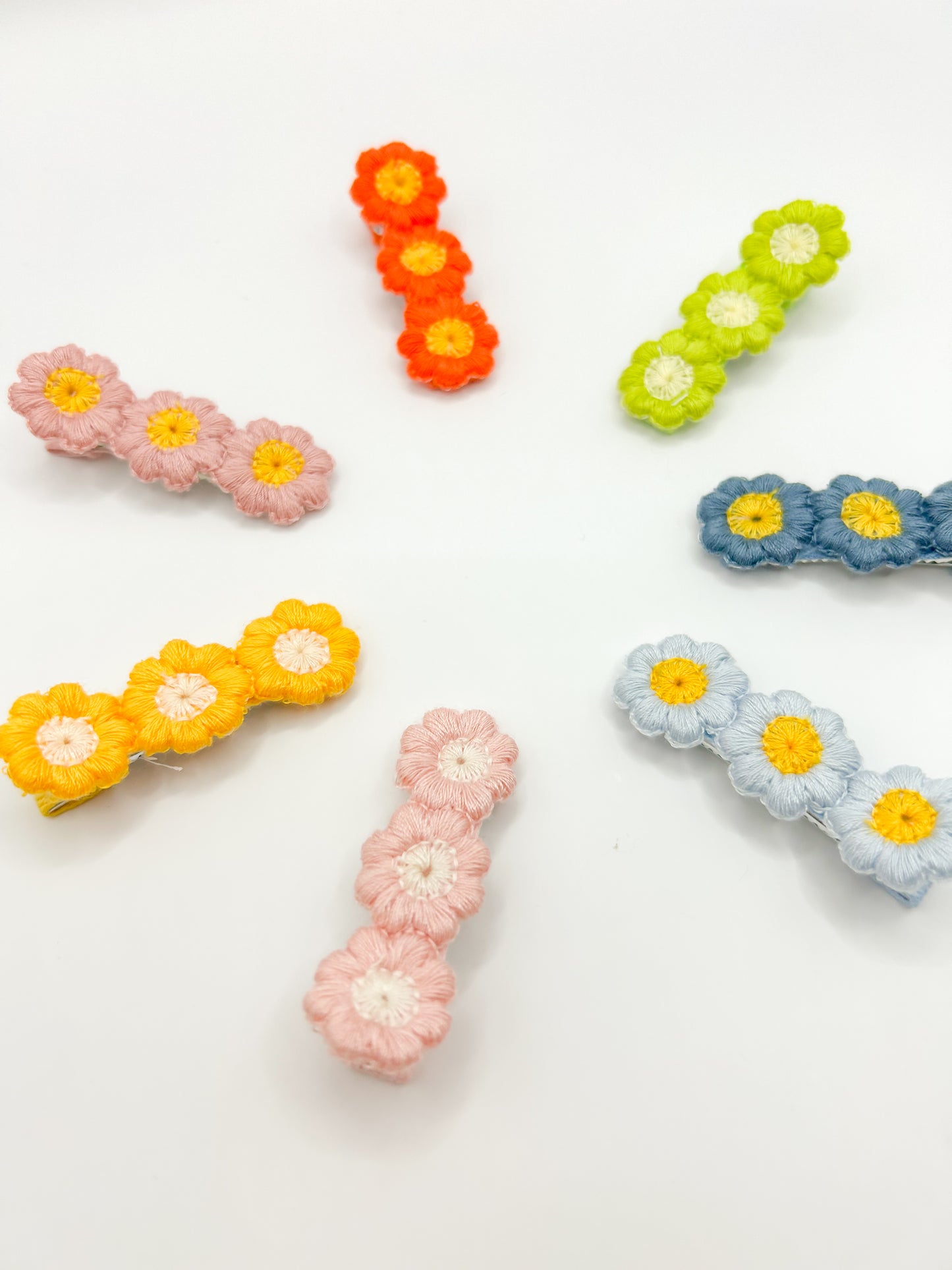 Flower Trio Clips
