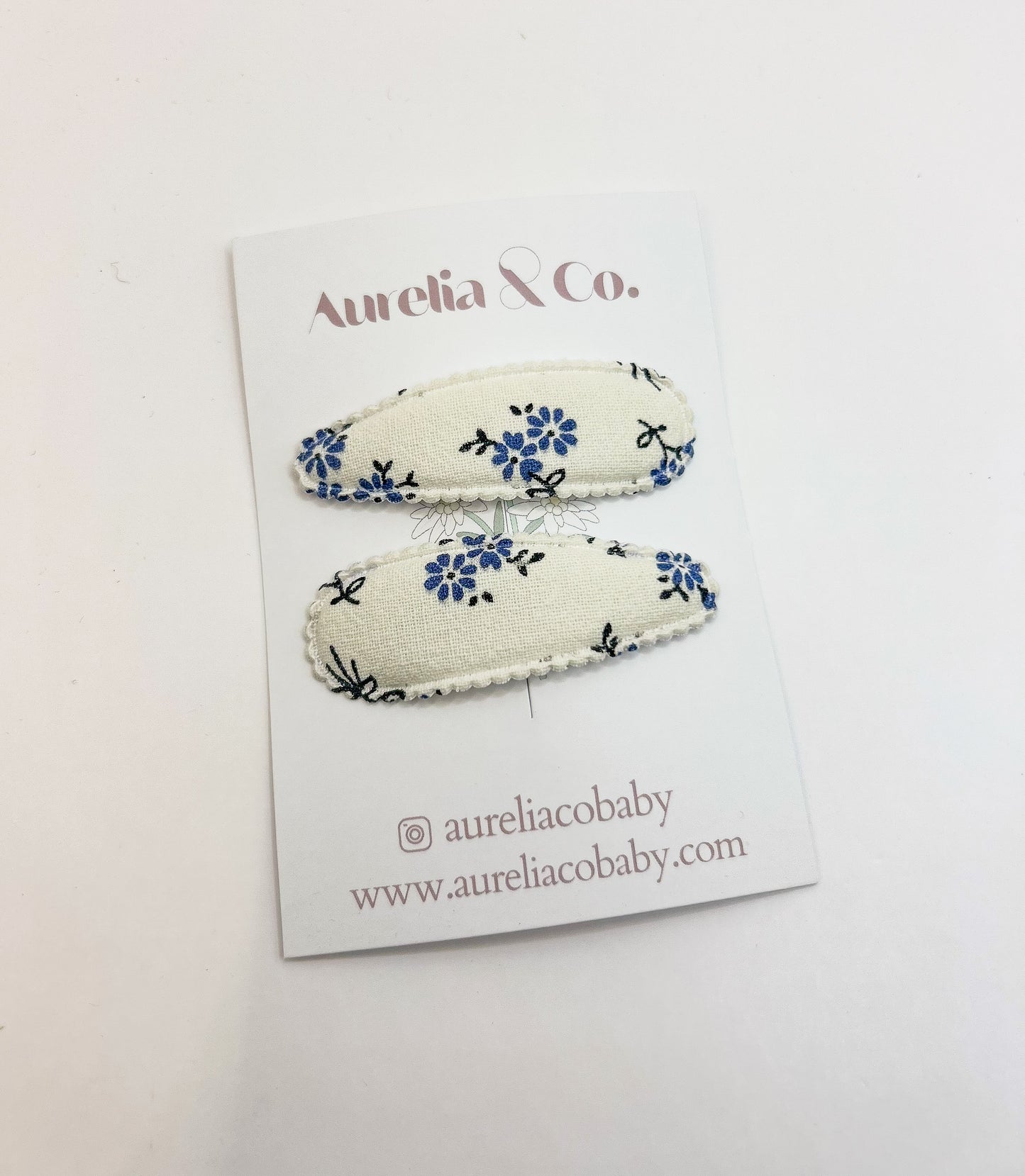Ditsy Floral Hair Barrettes