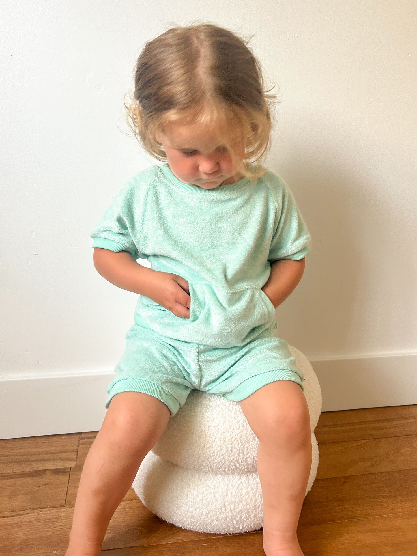 Terry Cloth Short Set