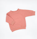 Essential French Terry Crew in Pink - Organic Cotton