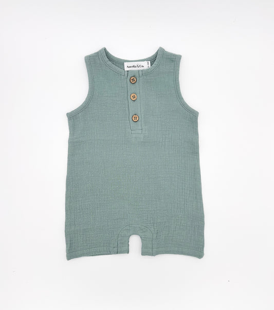 The Mateo Romper - Organic Cotton