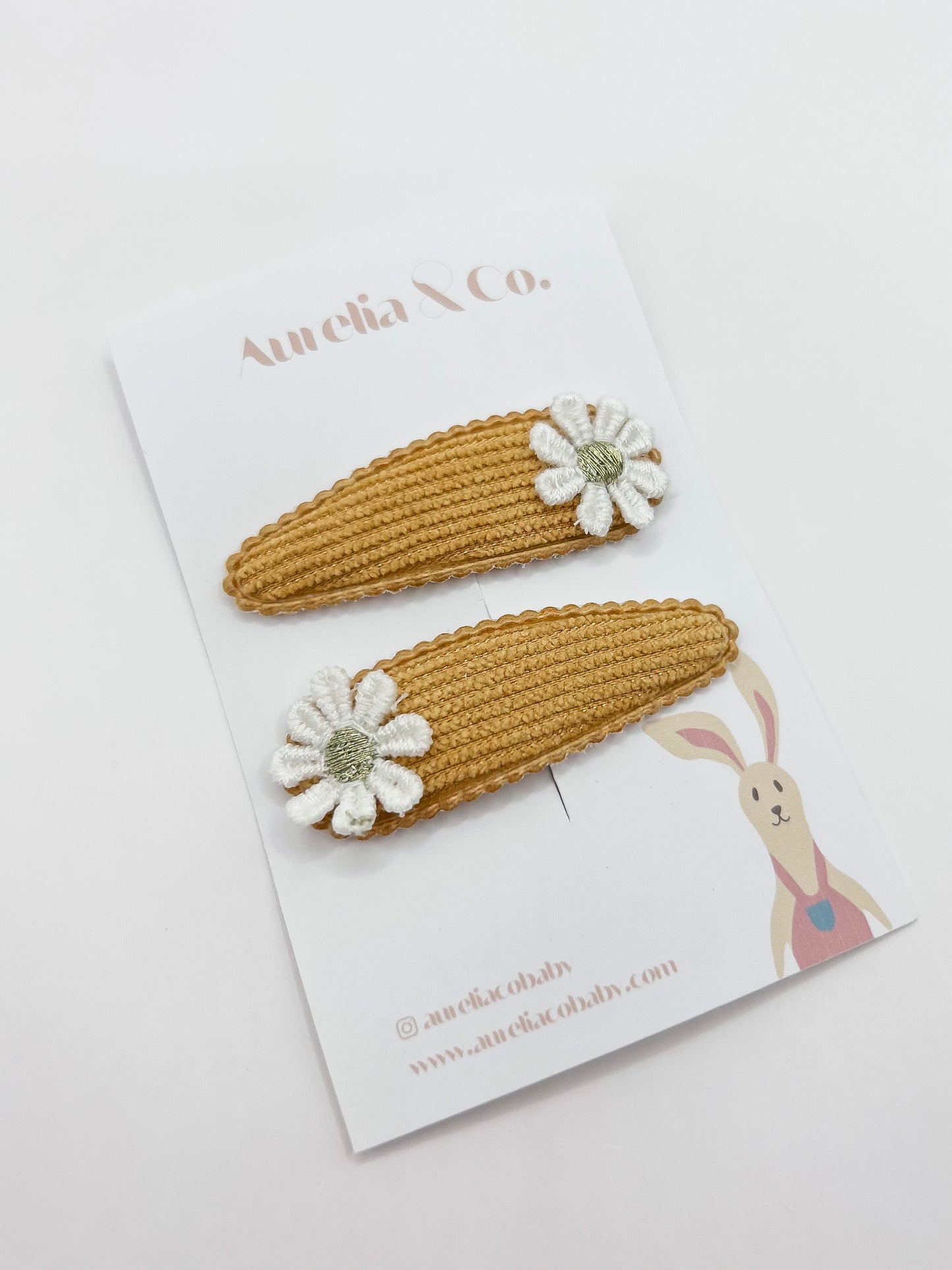 Vintage-Inspired Fabric Hair Barrettes
