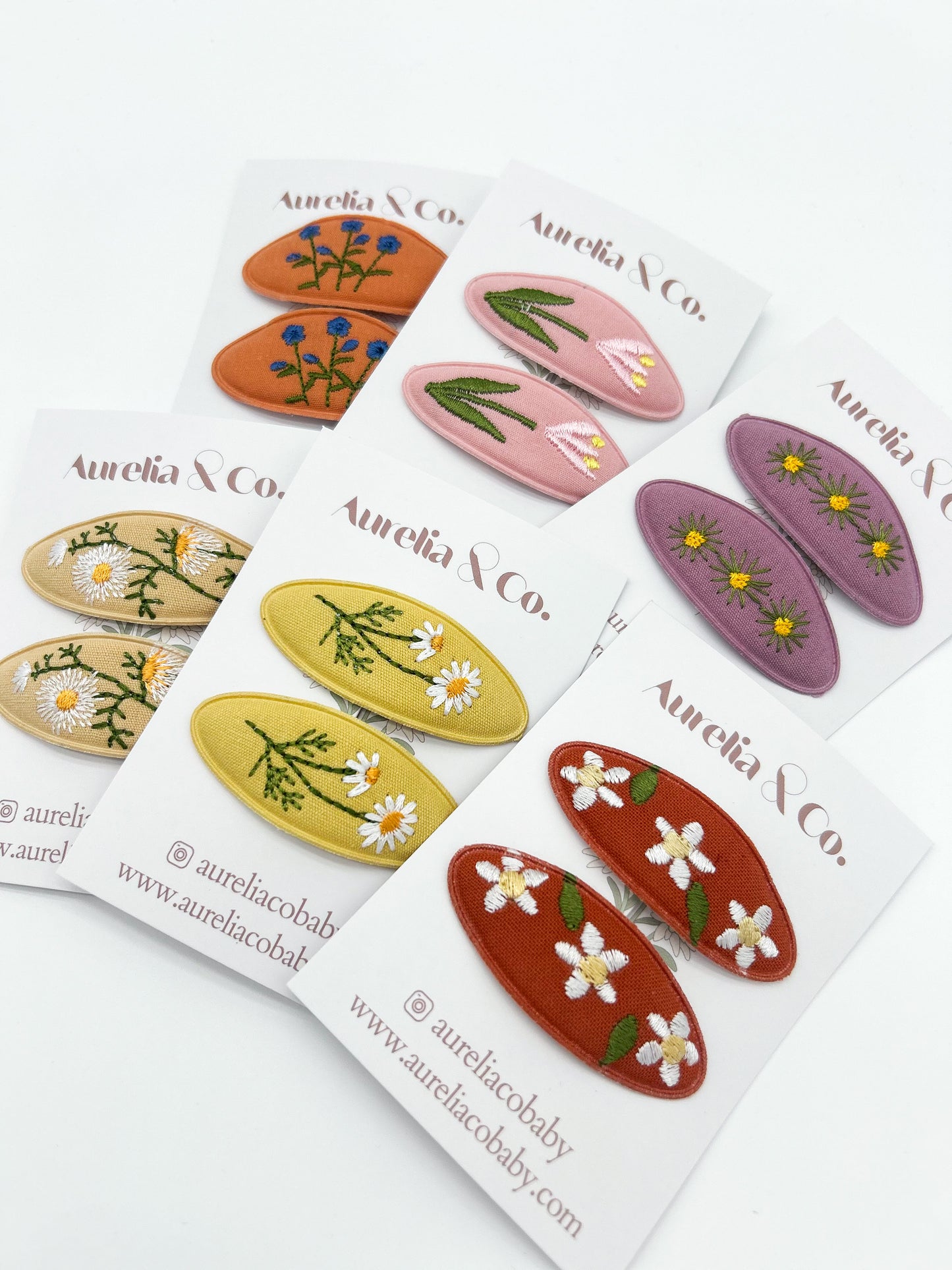 Spring Florals Barrettes