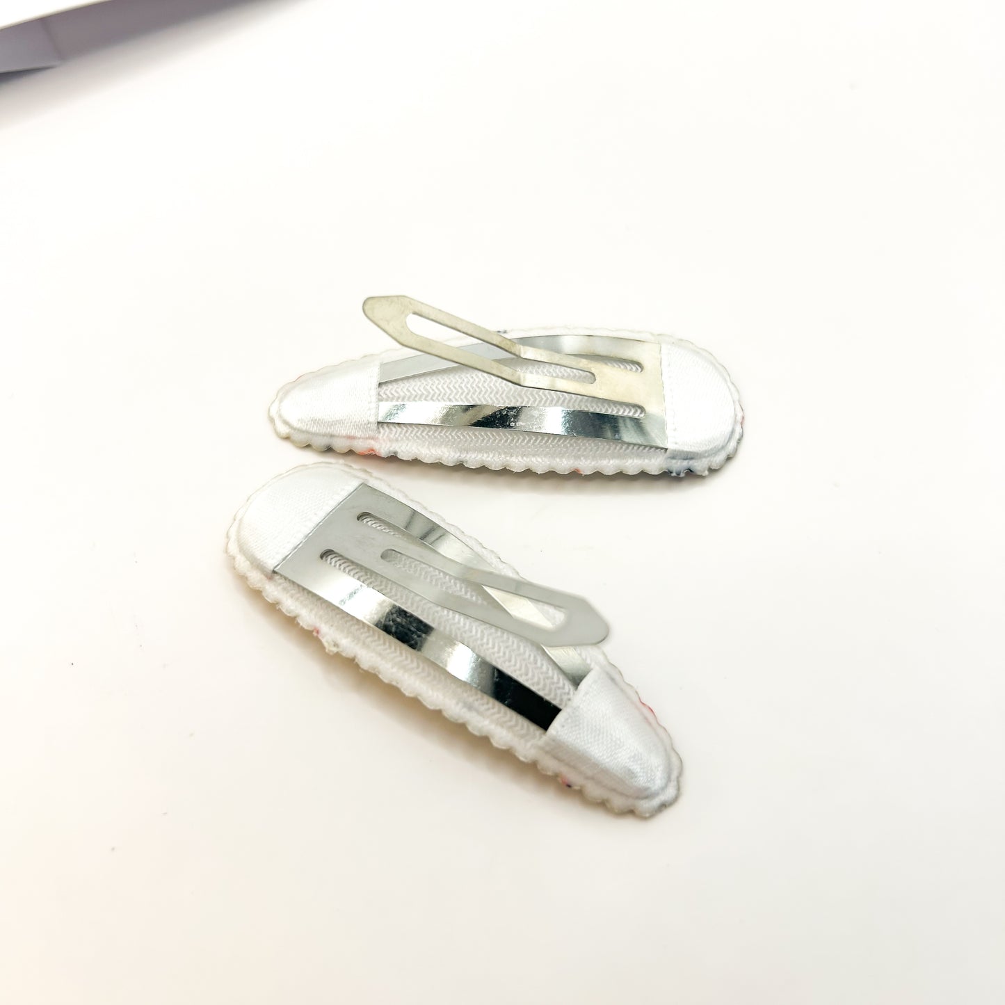 Neutral Fabric Barrettes