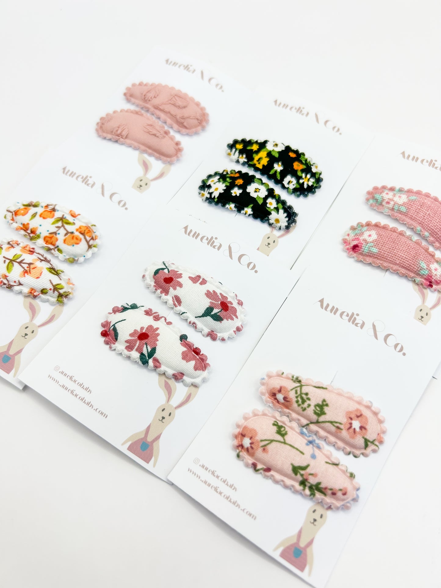 Mini Floral Barrettes