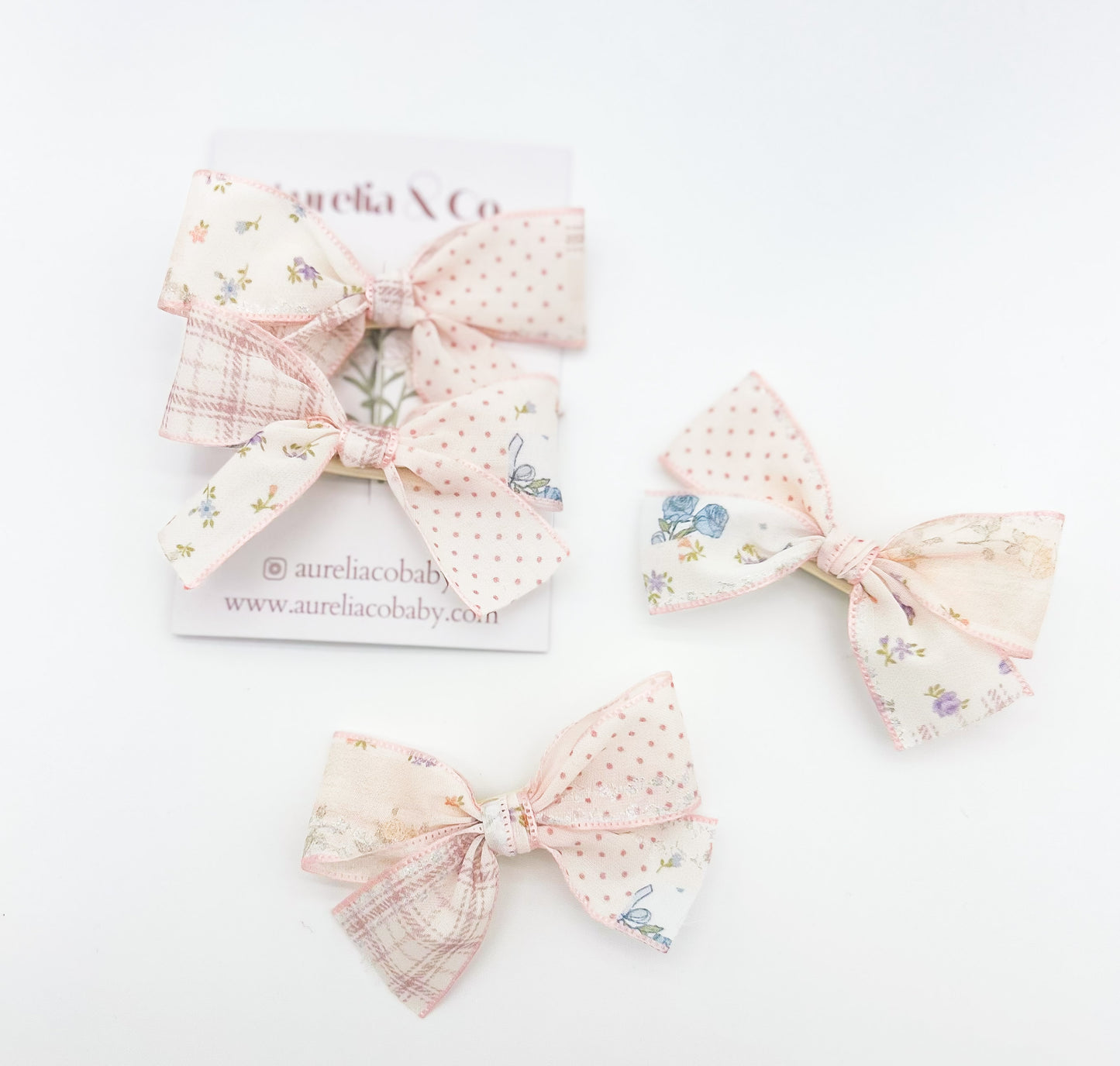 Patchwork Hair Bows