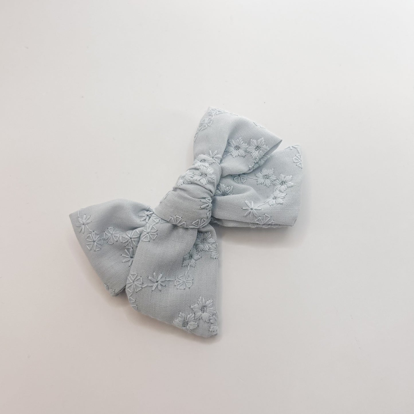 Embroidered Ditsy Floral Bow