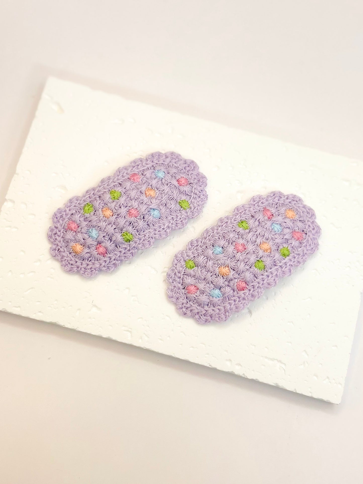 Handcrafted Crochet Hair Barrettes