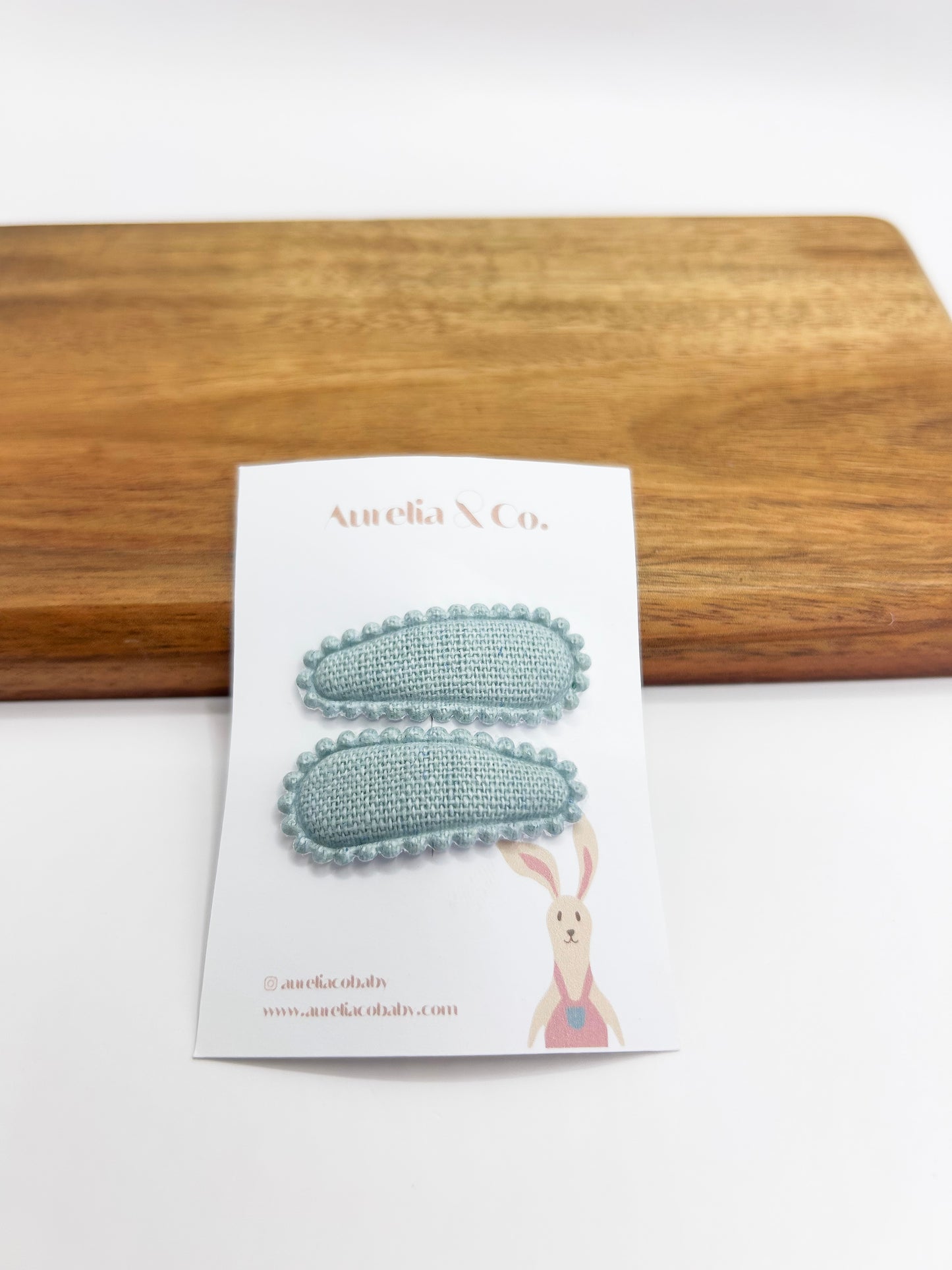 Mini Fabric Barrettes