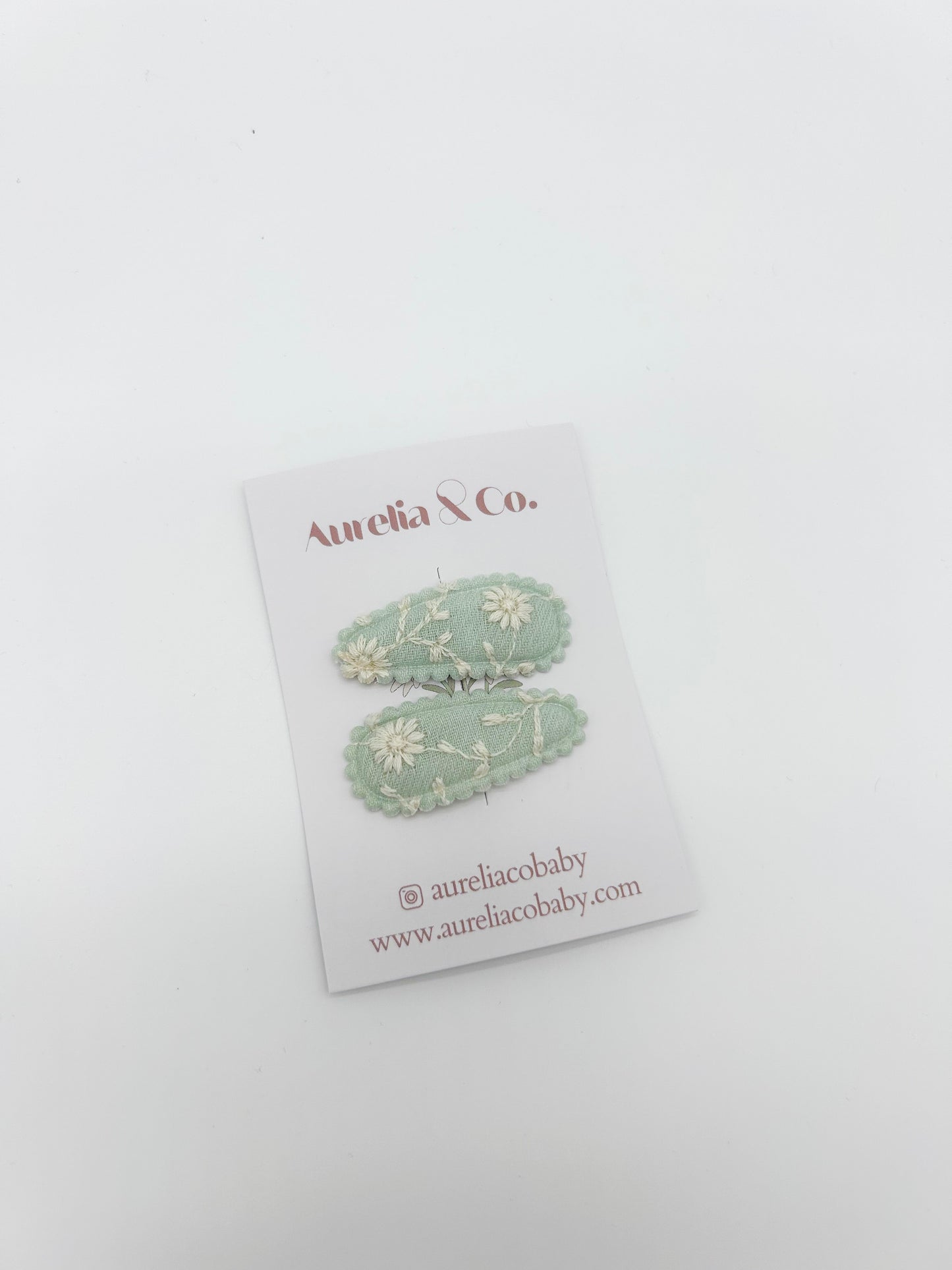 Mini Floral Barrettes