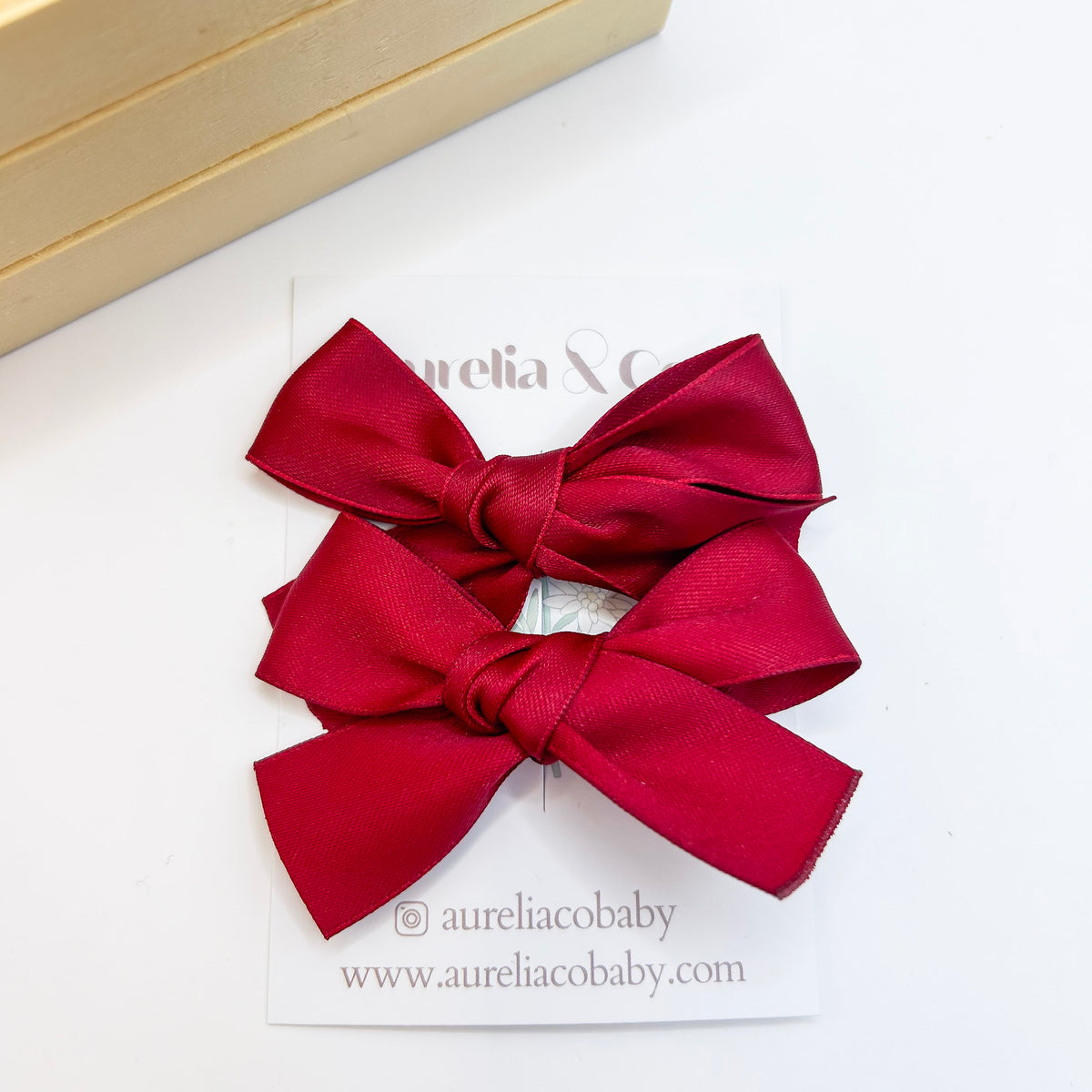 Satin Bows Clips